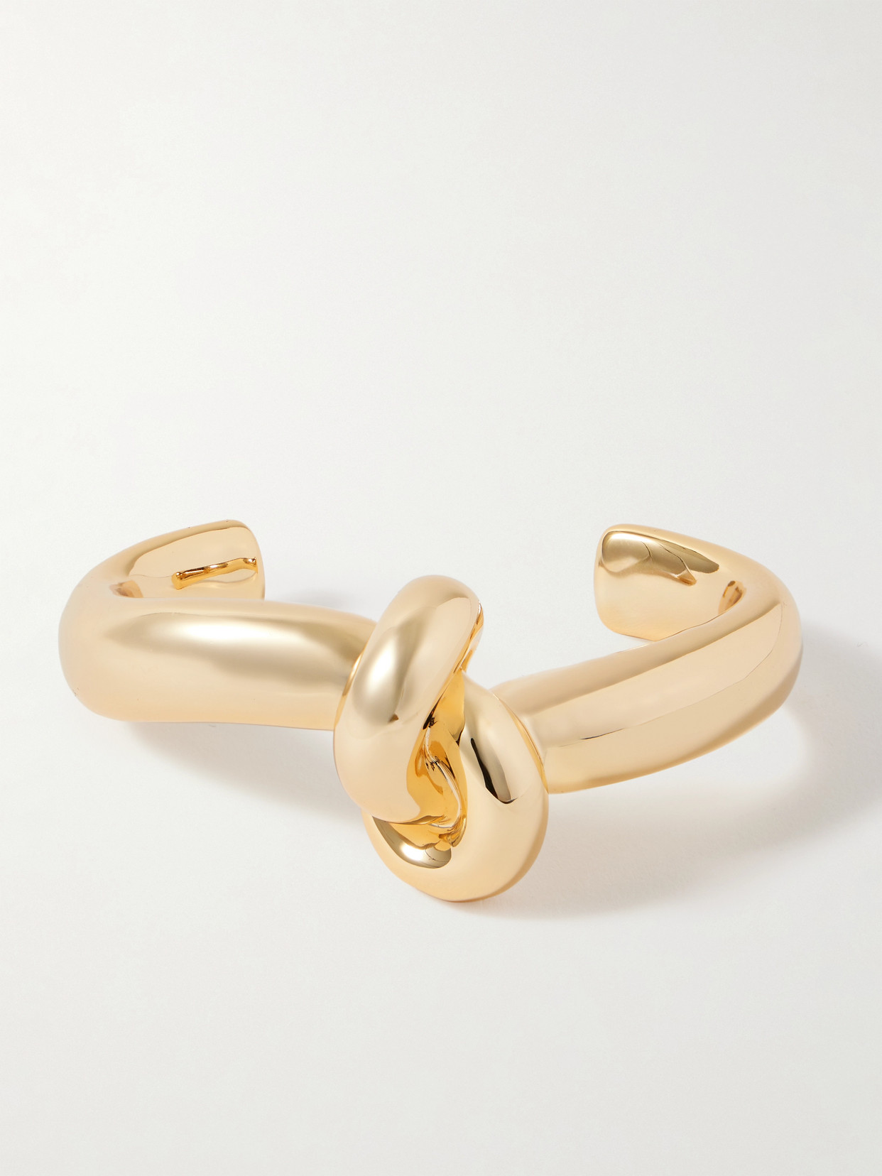 Jennifer Fisher Thin Knot Cuff Bracelet In Gold