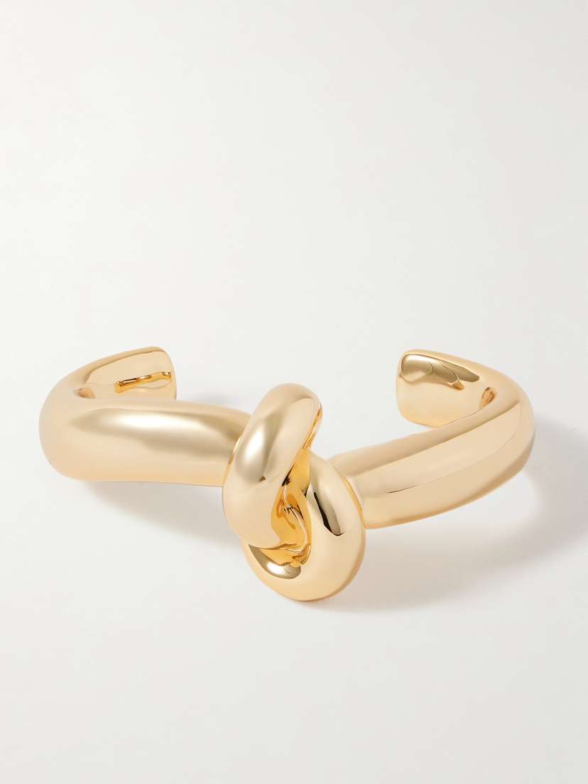 Jennifer Fisher Thin Knot Gold-plated Cuff