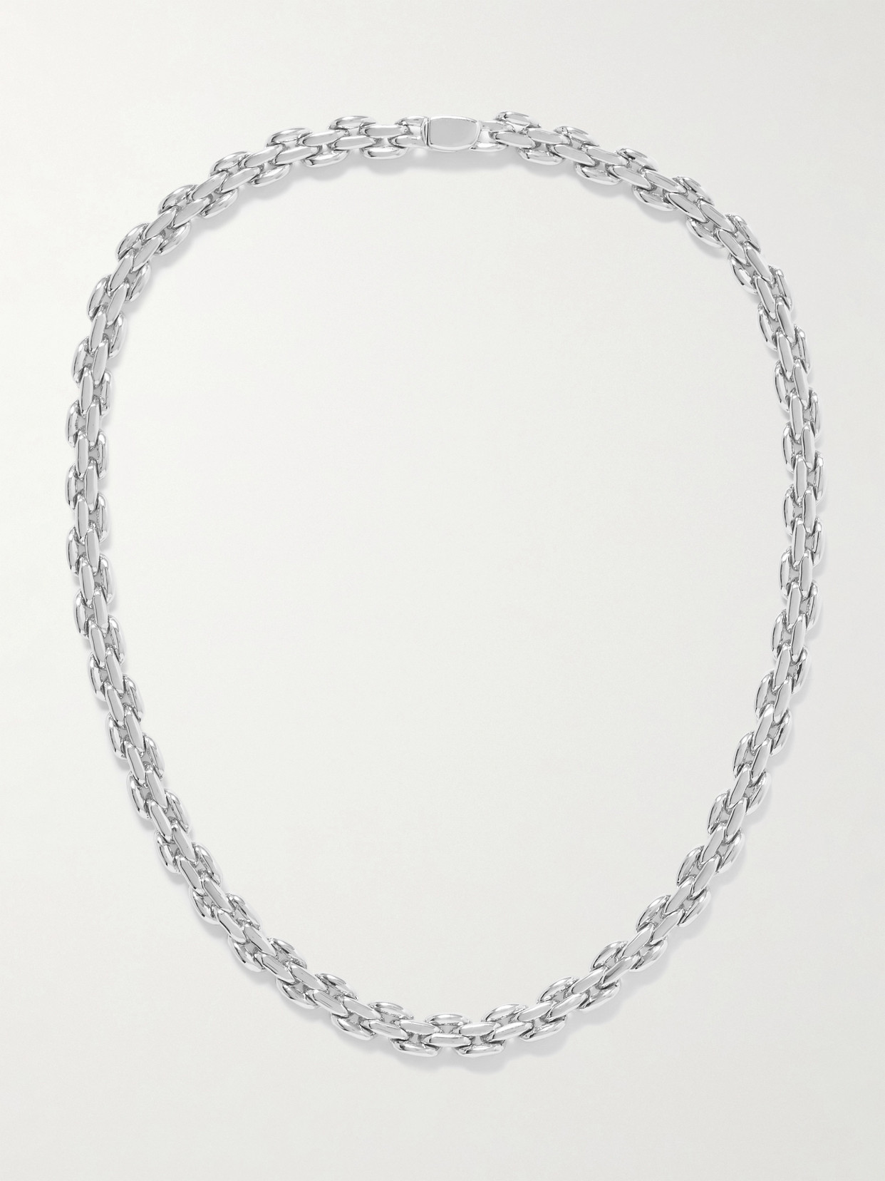 Jennifer Fisher Soho Silver-plated Necklace In Metallic