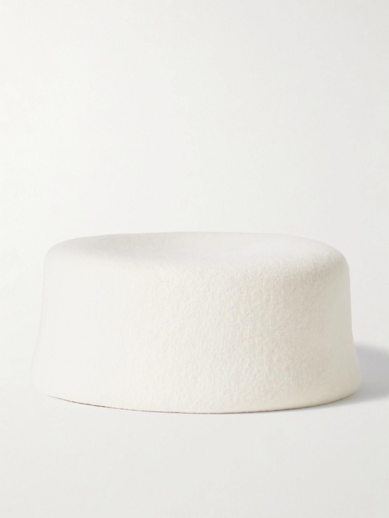 Gigi Burris Lauren Wool-felt Pillbox Hat In Ivory