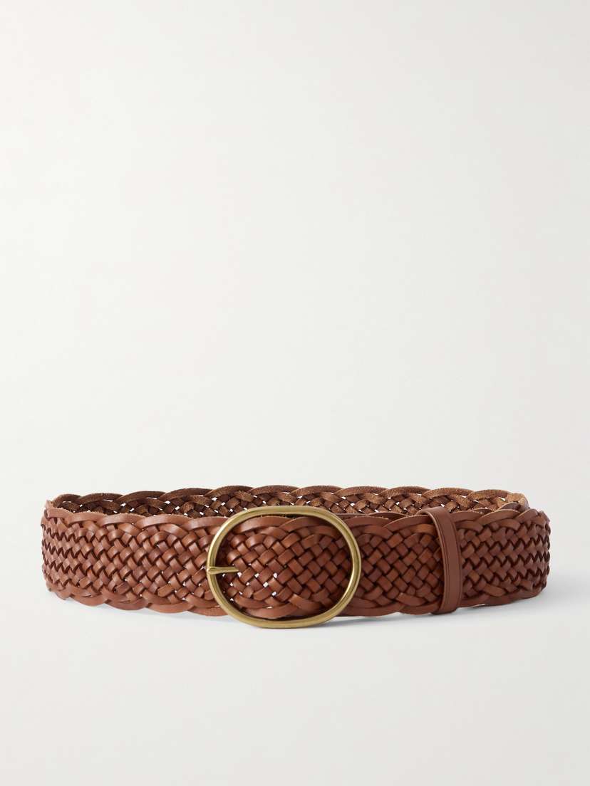 Dragon Diffusion Woven Leather Belt