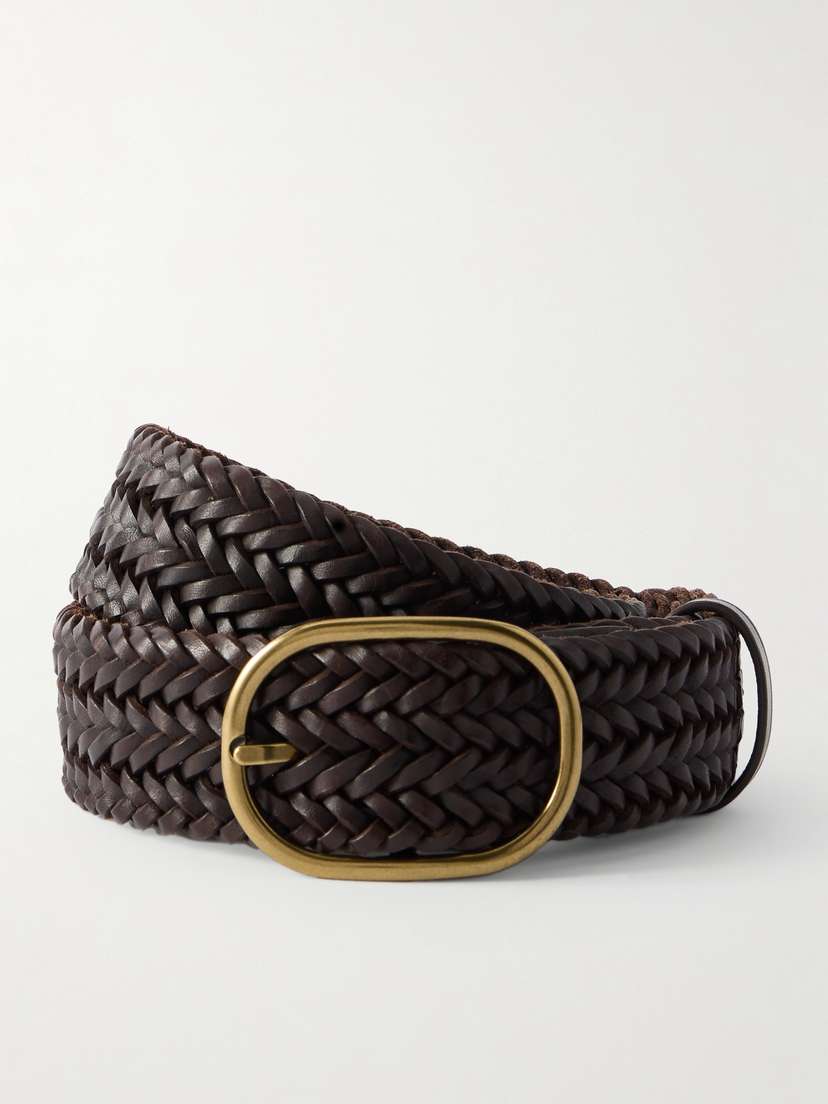 Dragon Diffusion Woven Leather Belt