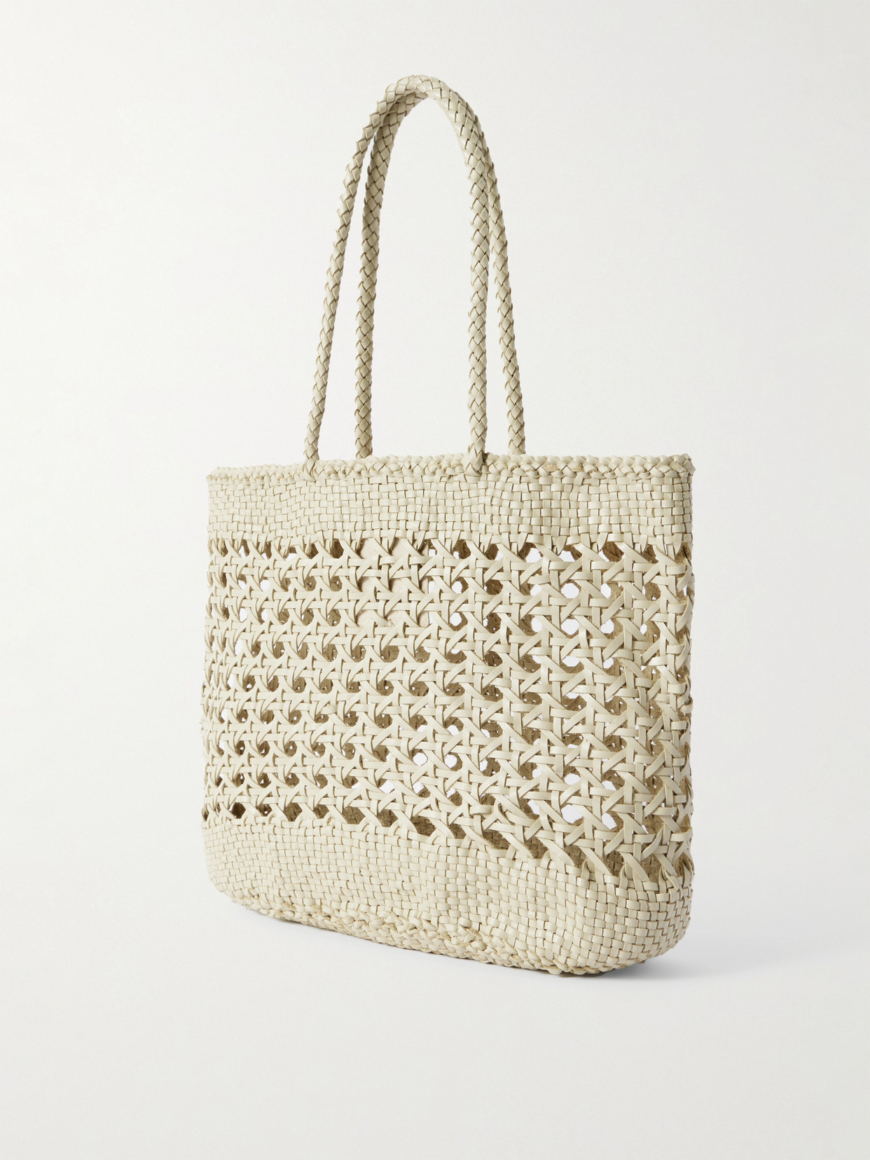 Dragon Diffusion Eclipse Woven Leather Tote