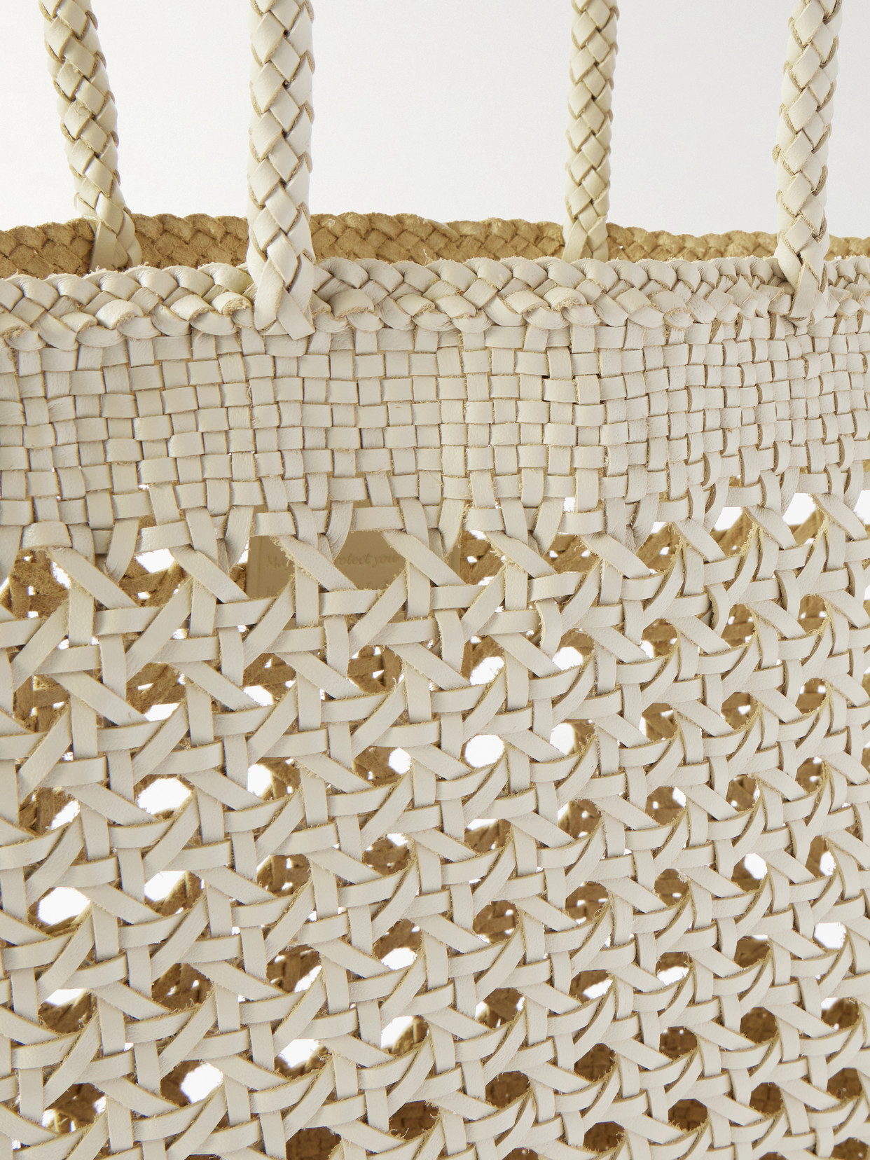 Dragon Diffusion Eclipse Woven Leather Tote