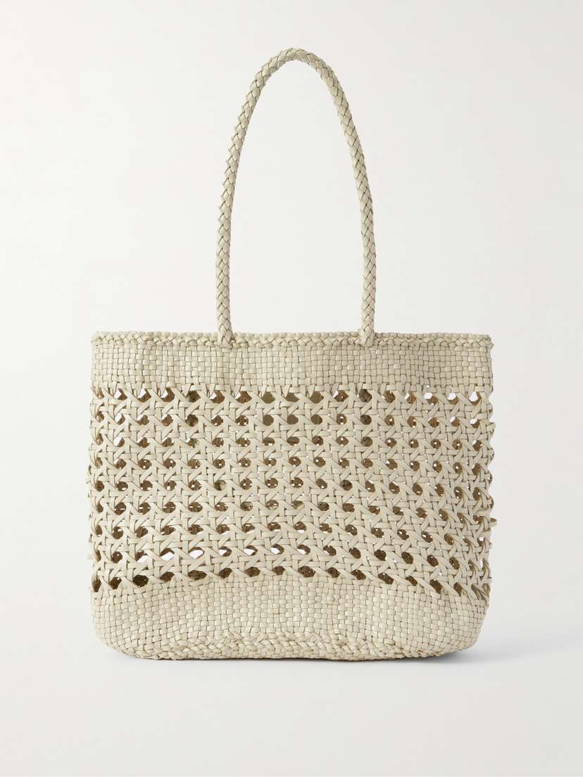 Dragon Diffusion Eclipse Woven Leather Tote