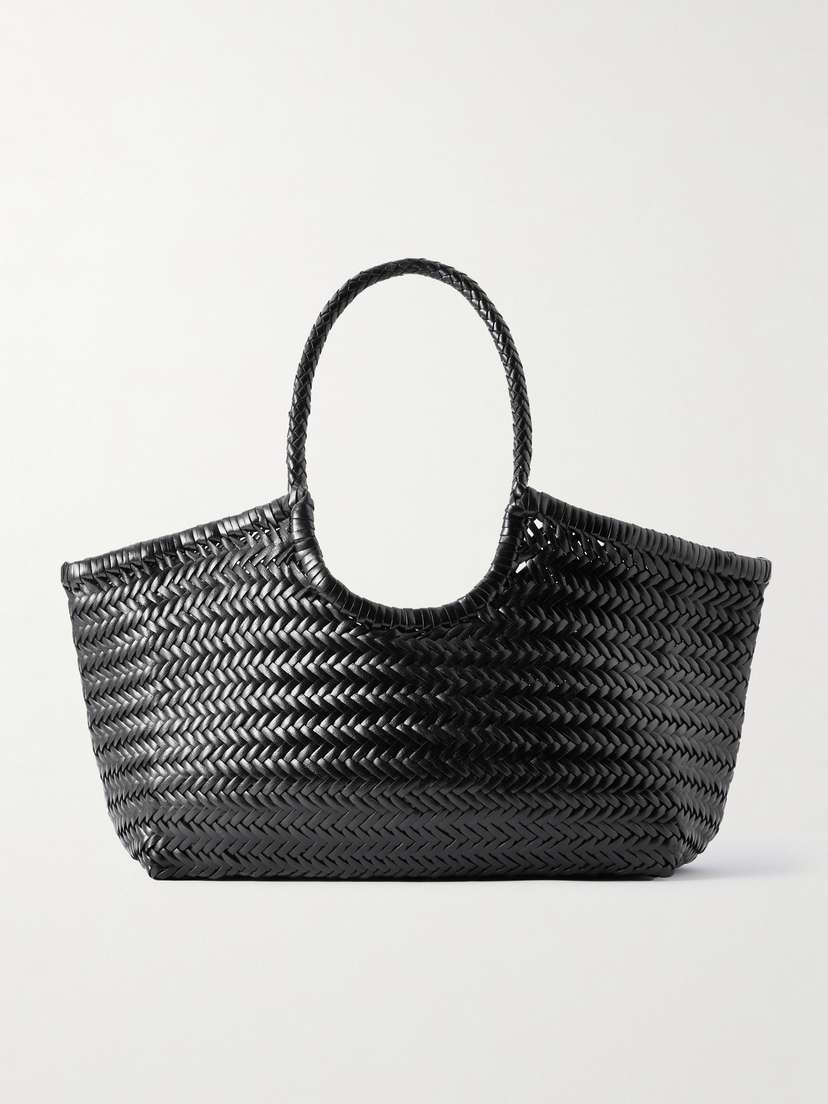 Dragon Diffusion Nantucket Large Woven Leather Tote