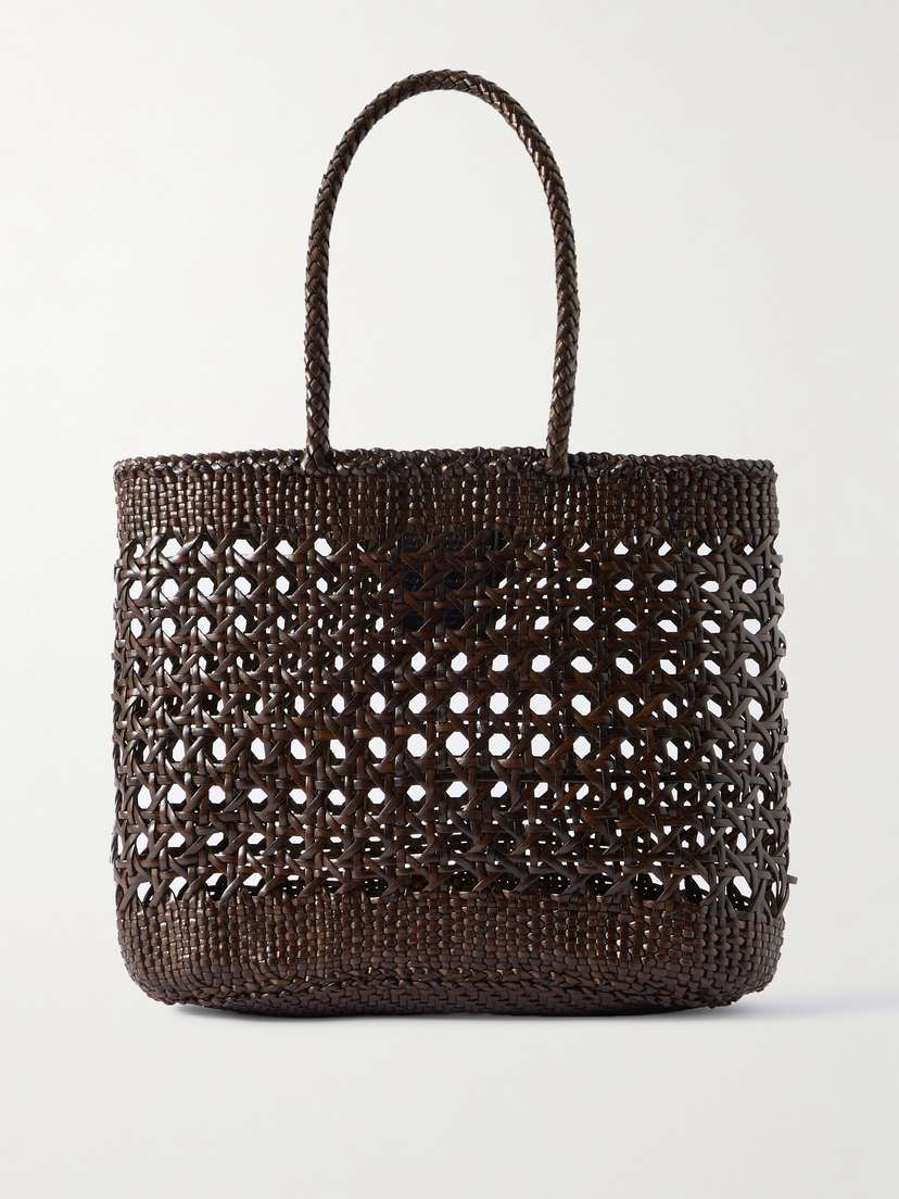 Dragon Diffusion Eclipse Woven Leather Tote