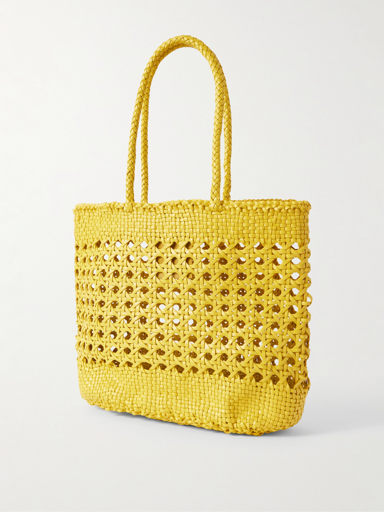 Dragon Diffusion Eclipse Woven Leather Tote