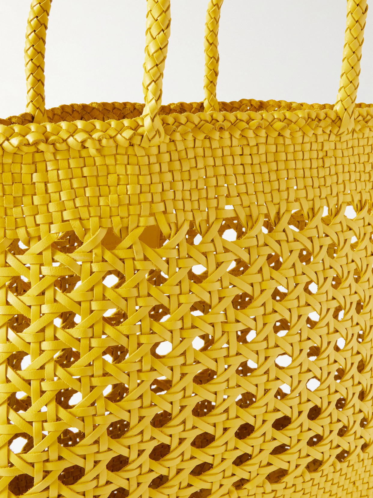 Dragon Diffusion Eclipse Woven Leather Tote