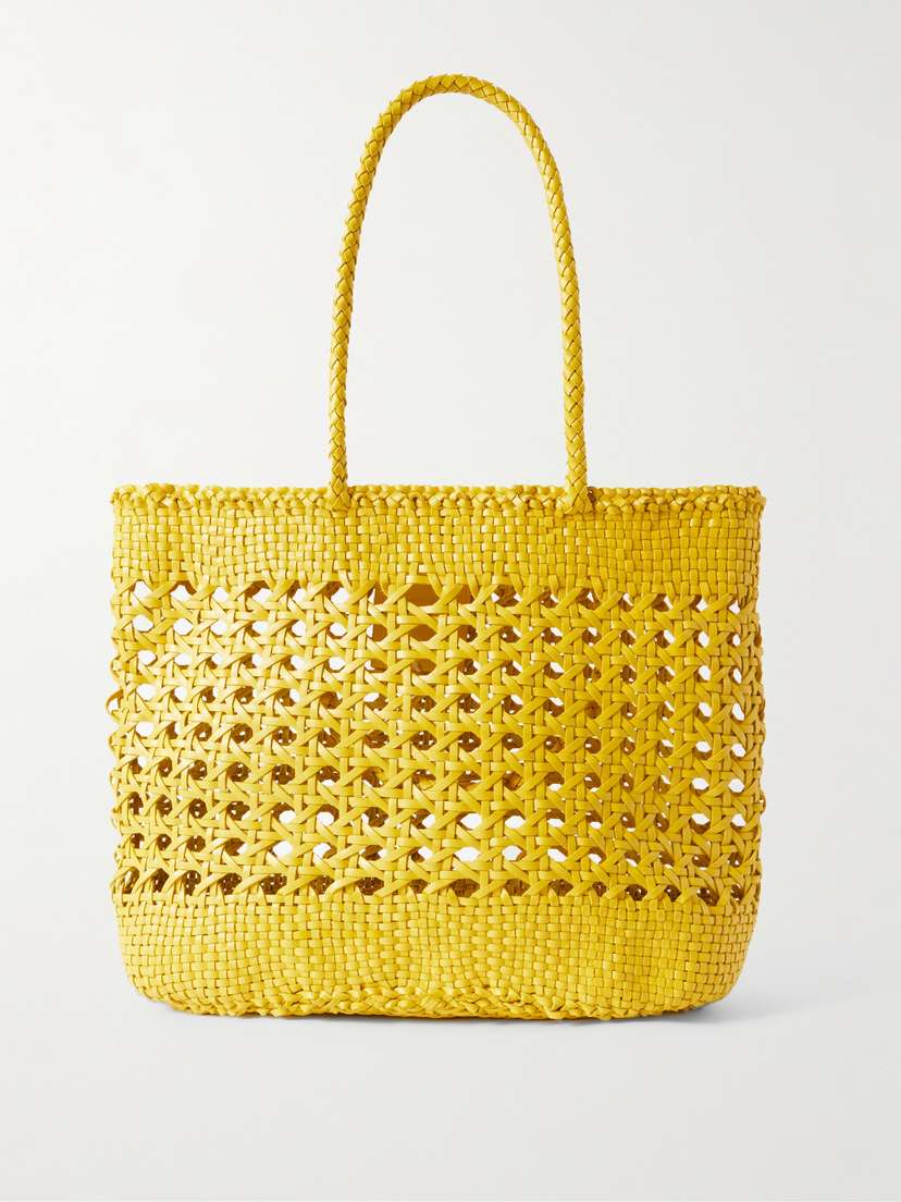 Dragon Diffusion Eclipse Woven Leather Tote
