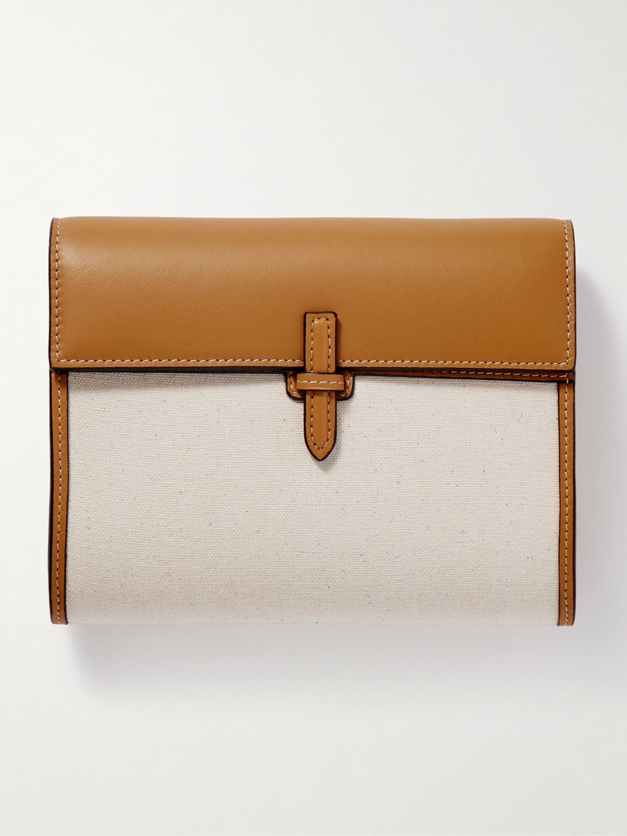 Hunting Season Canvas And Leather Clutch