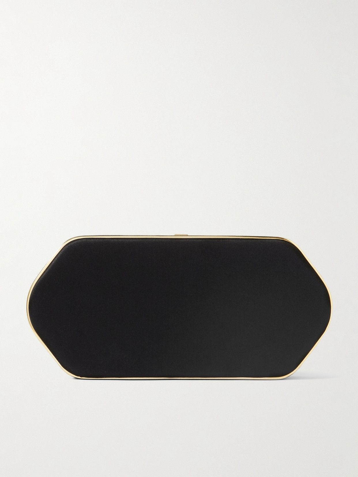 Hunting Season Elongated Silk-satin And Gold-tone Clutch