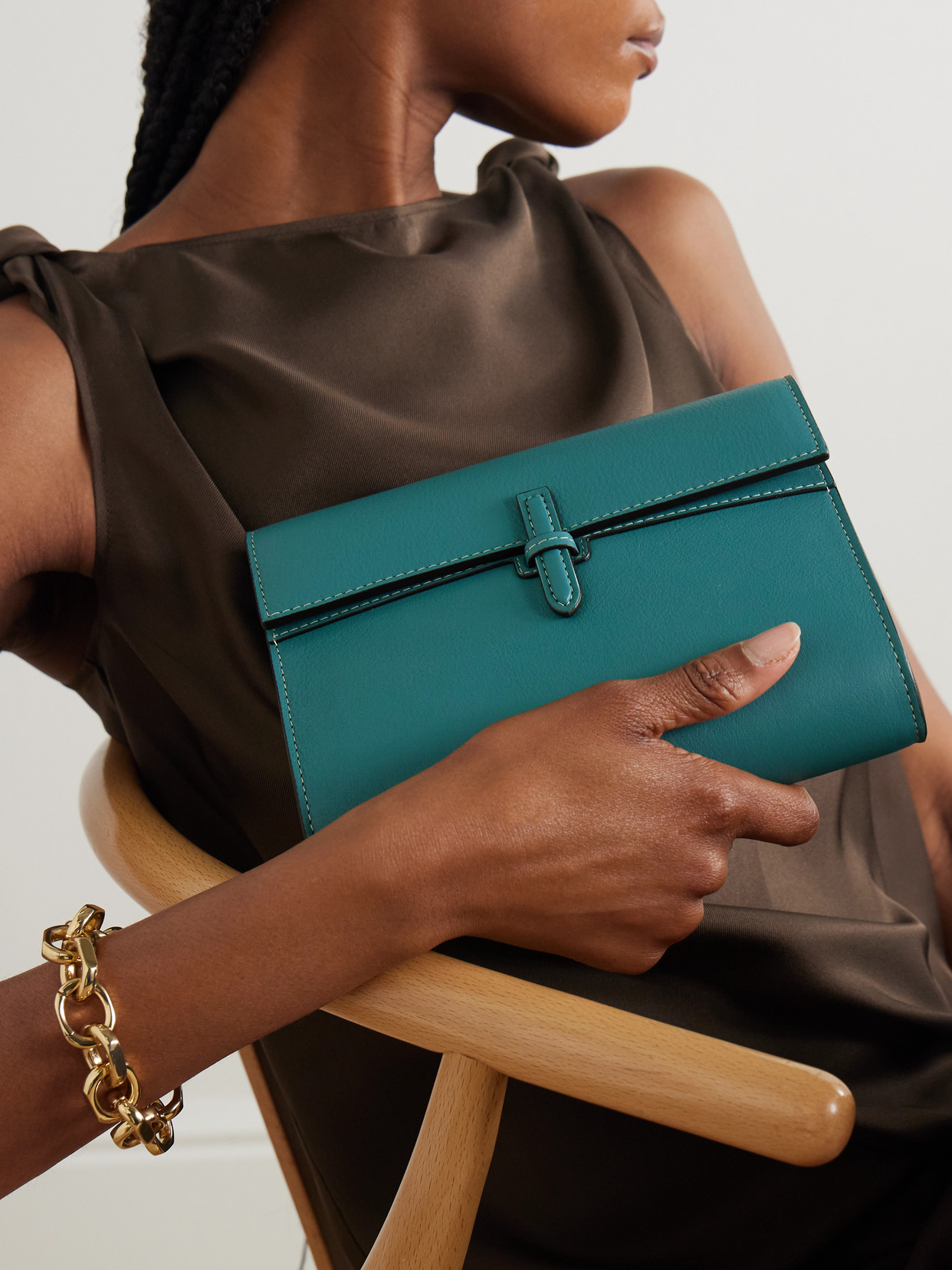 Hunting Season Leather Clutch