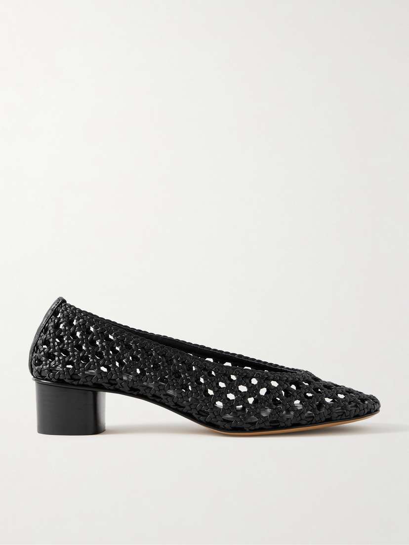 Le Monde Béryl Woven Leather Pumps