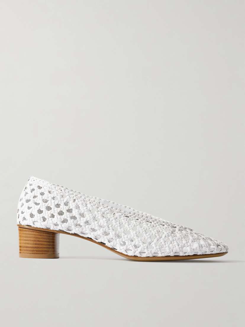 Le Monde Béryl Woven Leather Pumps