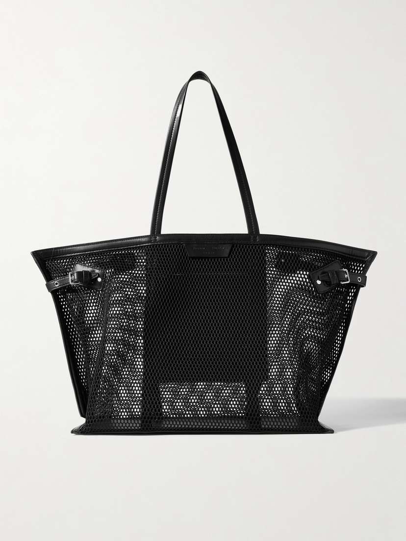 Proenza Schouler Days Leather-trimmed Mesh Tote