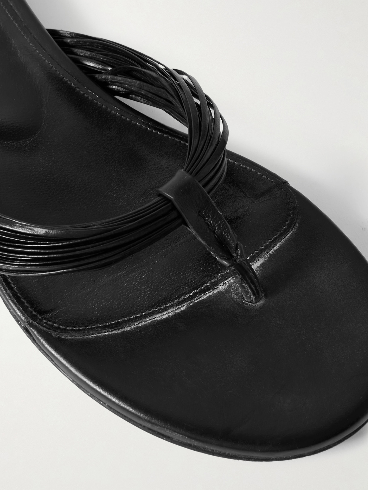 Cable Leather Flip Flops