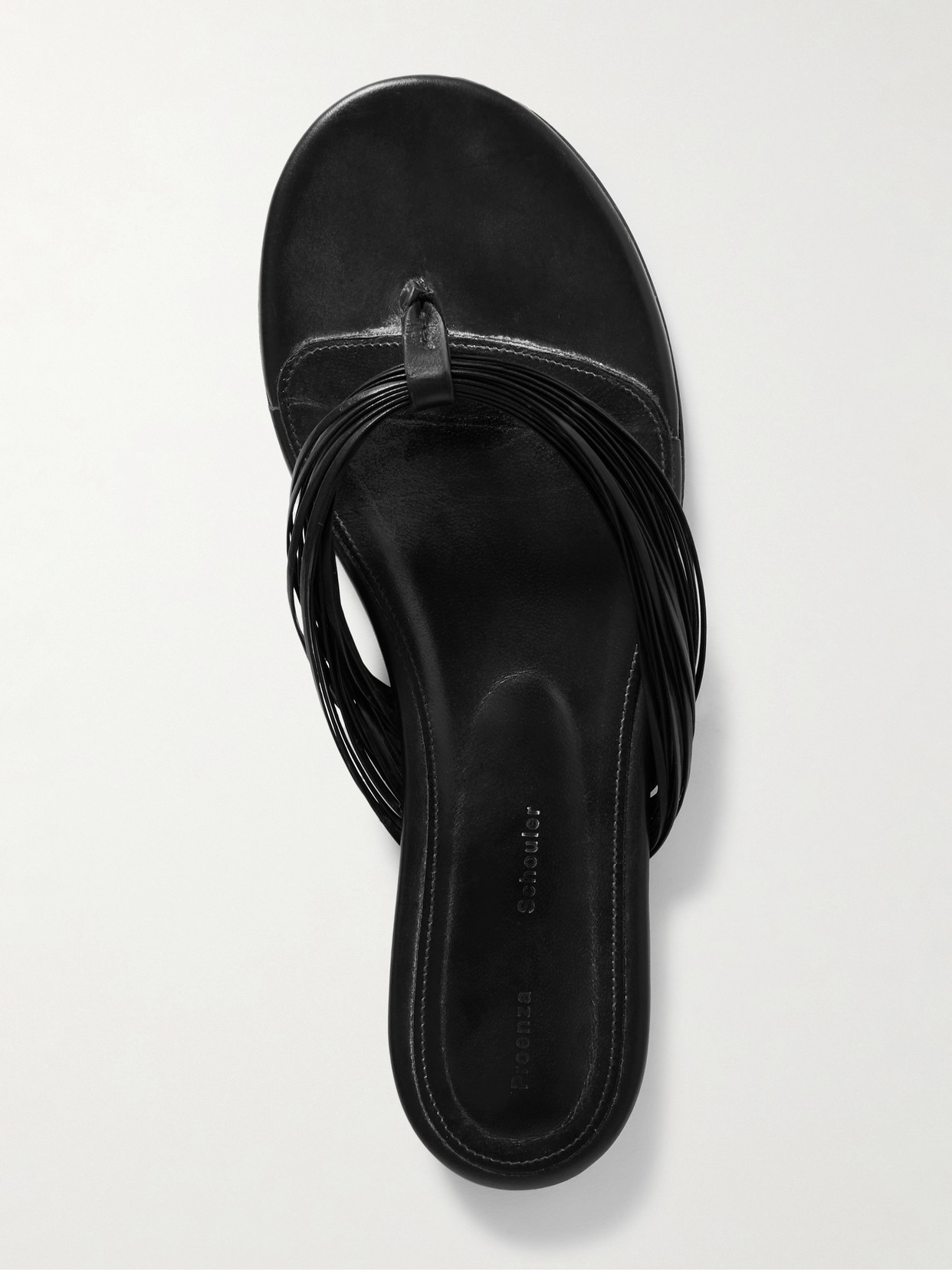 Cable Leather Flip Flops