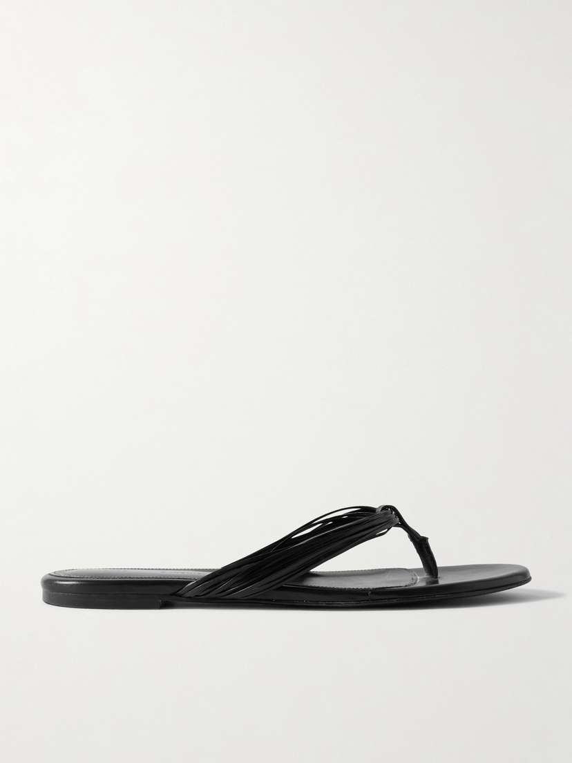 Proenza Schouler Cable Leather Flip Flops