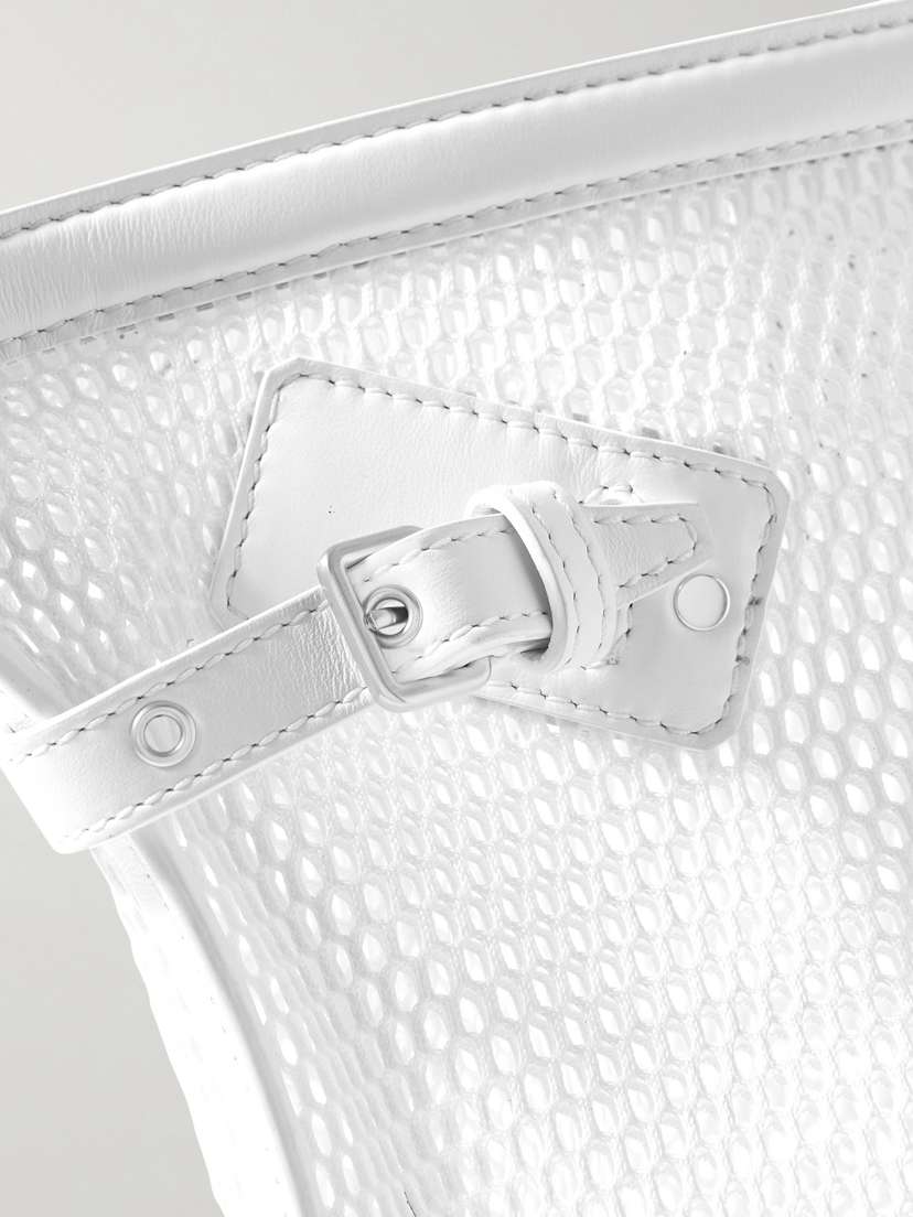 Days Leather-trimmed Mesh Tote | Image | 3