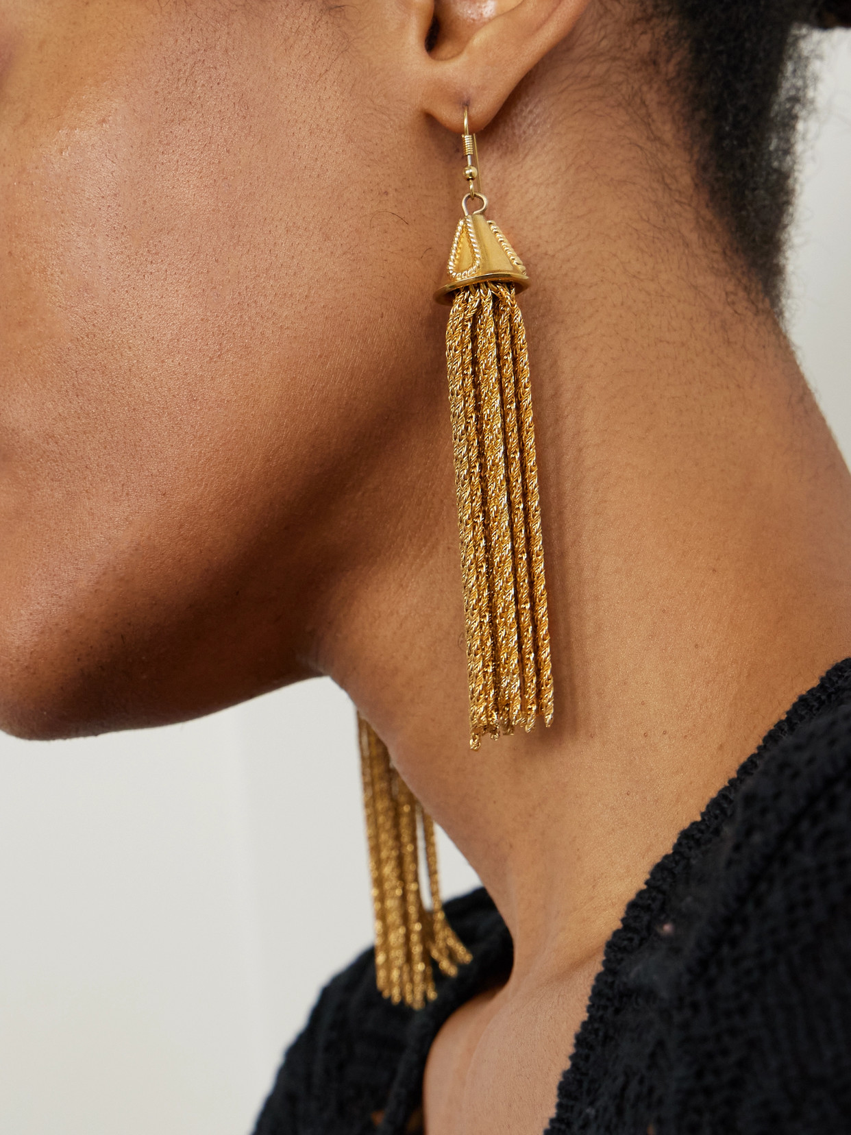 Sonia Petroff Cascata Gold-plated Earrings In Gold