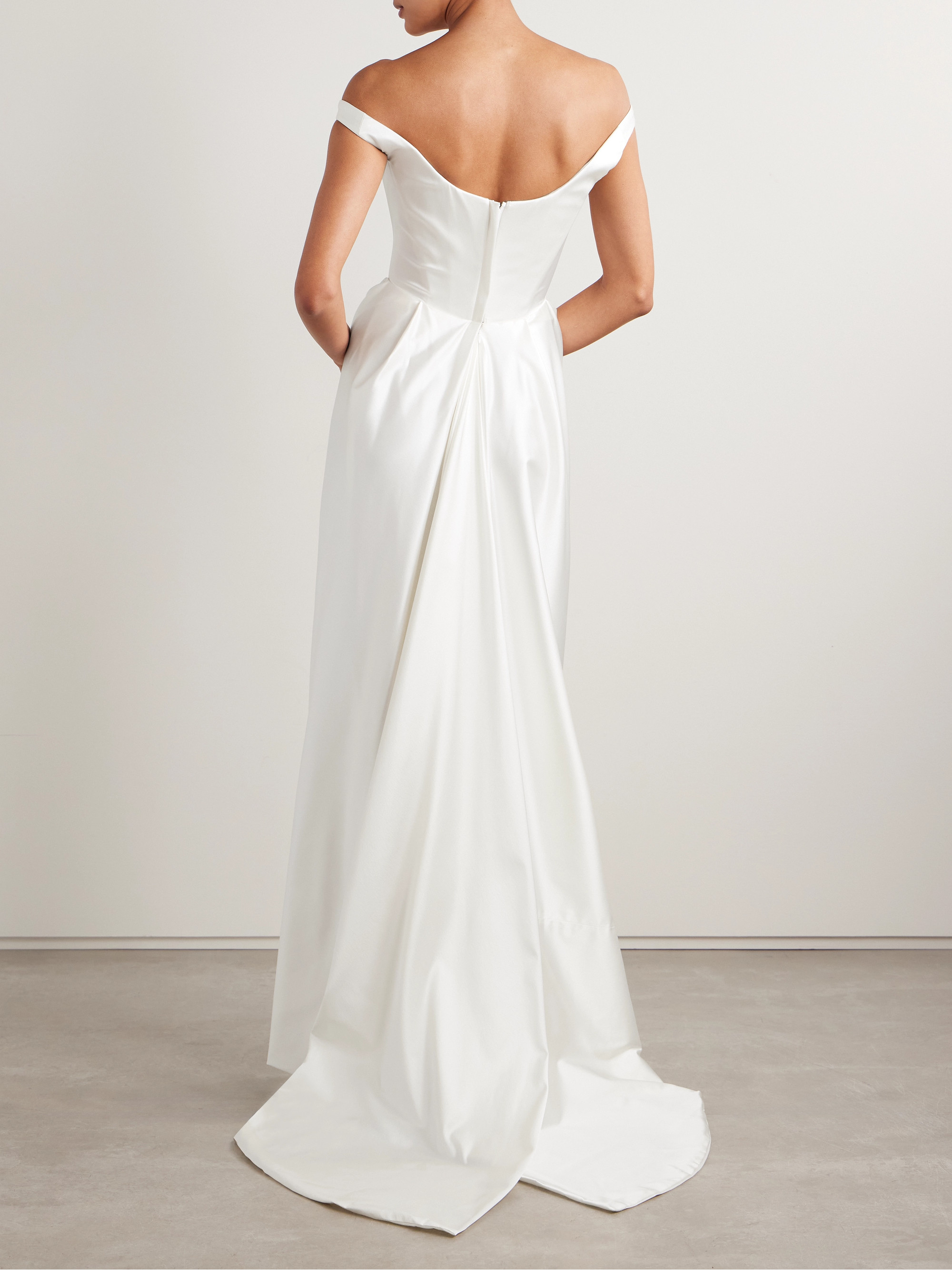 Vivienne Westwood Nova Camille draped satin gown