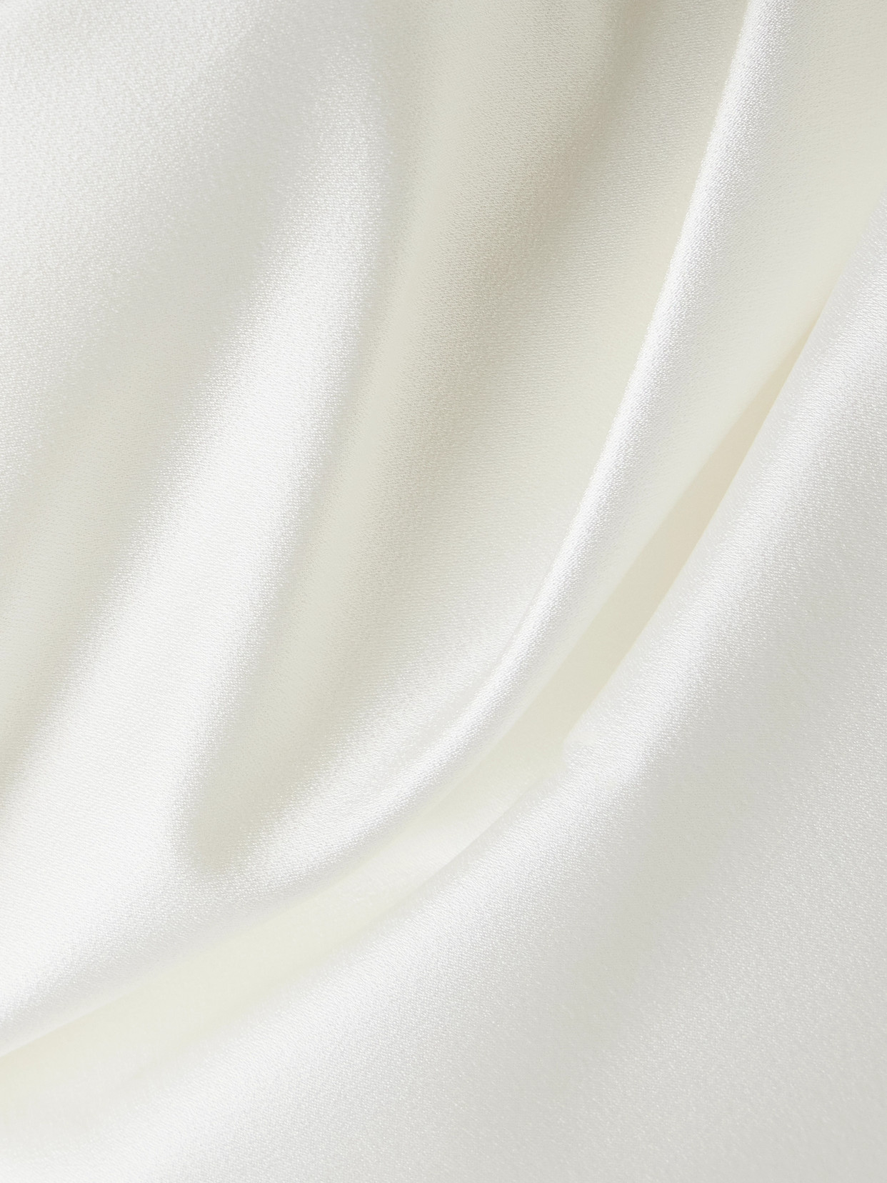 Vivienne Westwood Sybyl Off-the-shoulder Draped Satin Gown In Ivory