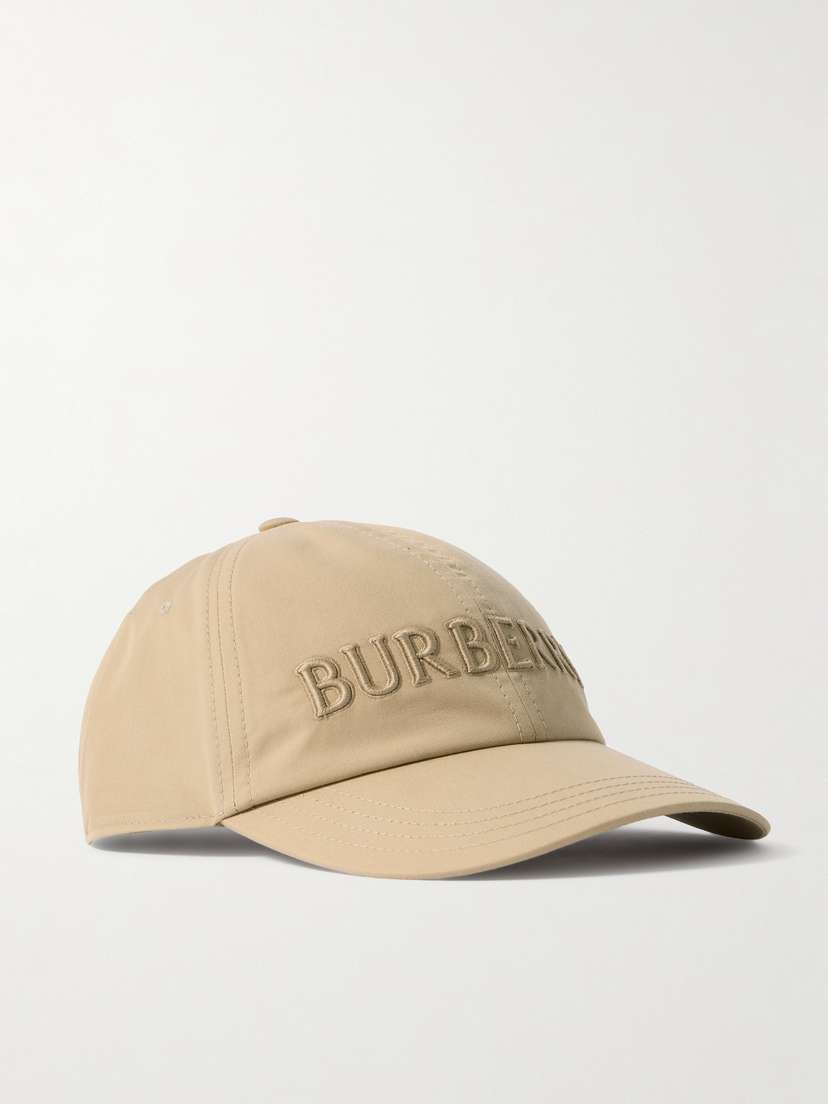 Burberry Embroidered Cotton-twill Baseball Cap