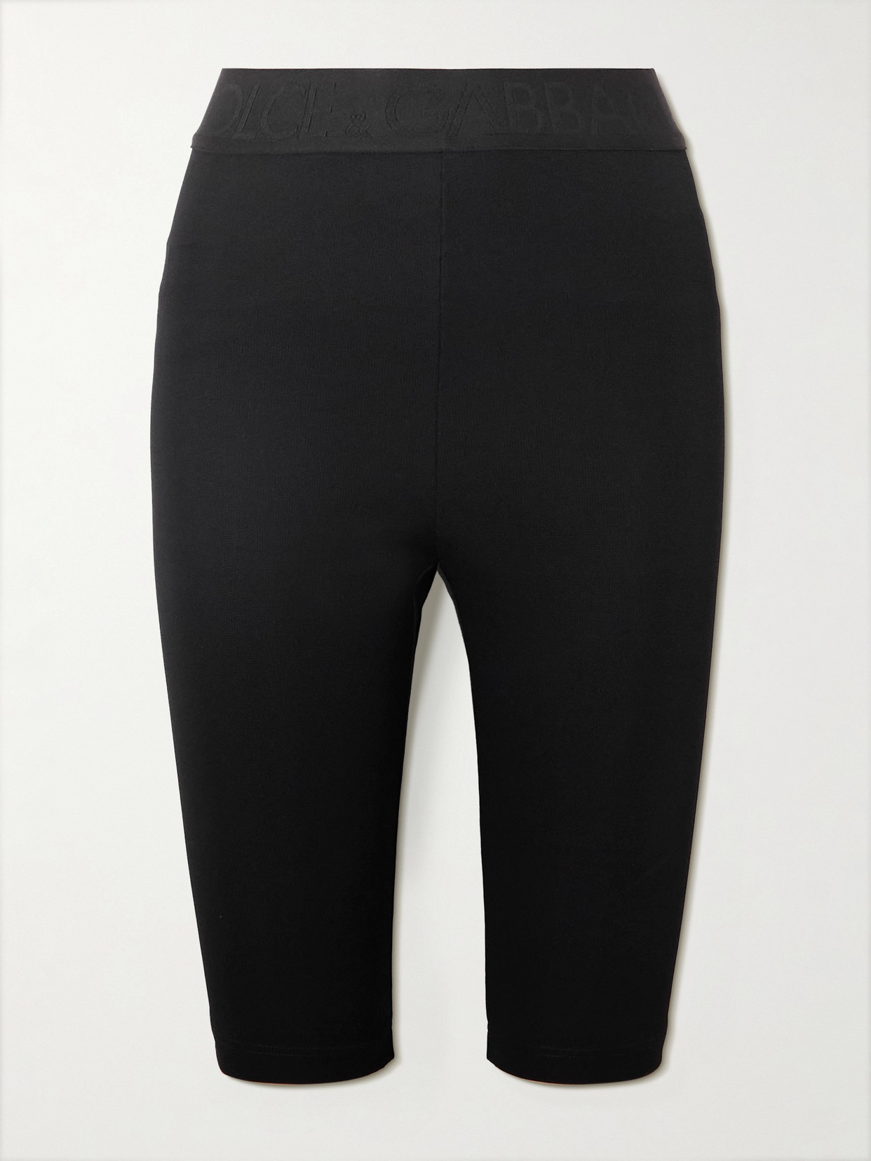 Dolce & Gabbana Jersey Shorts In Black