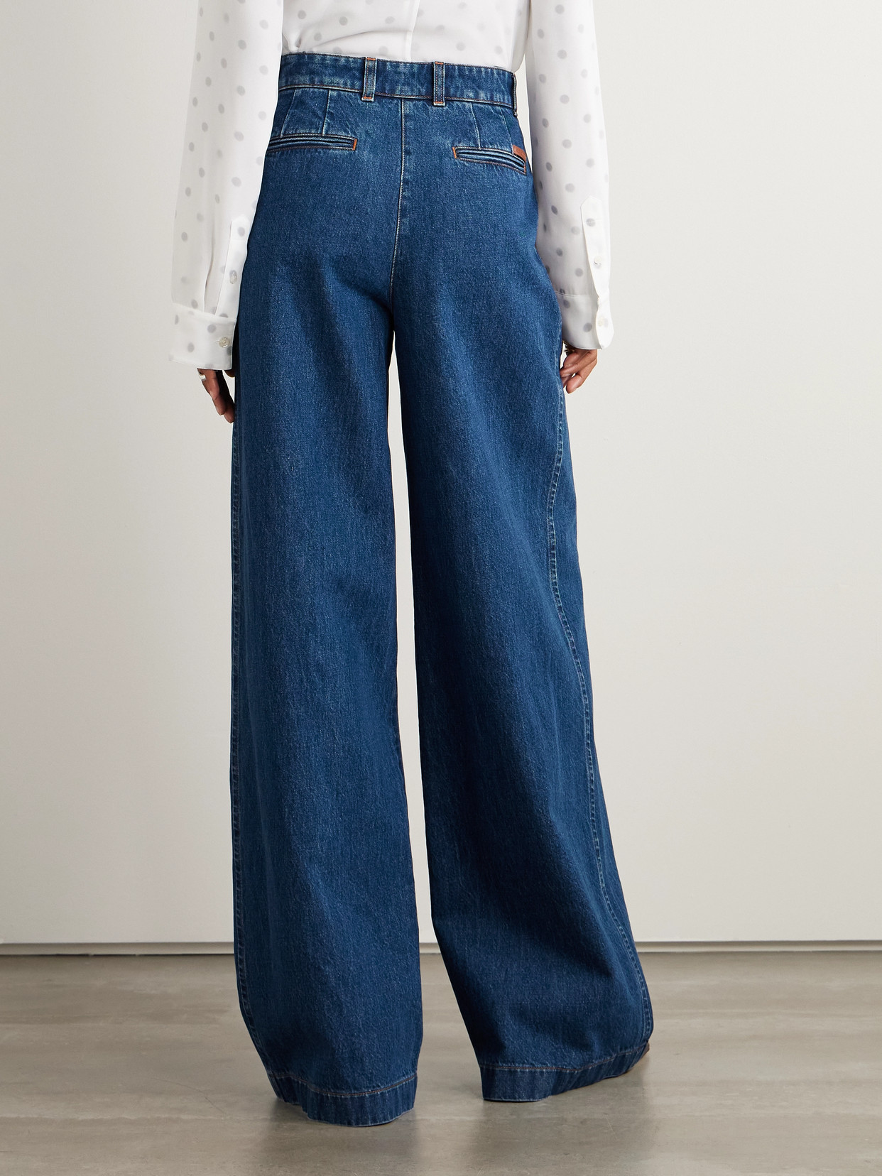 Dolce & Gabbana Straight Fit Trousers With 5 Pockets In Blue