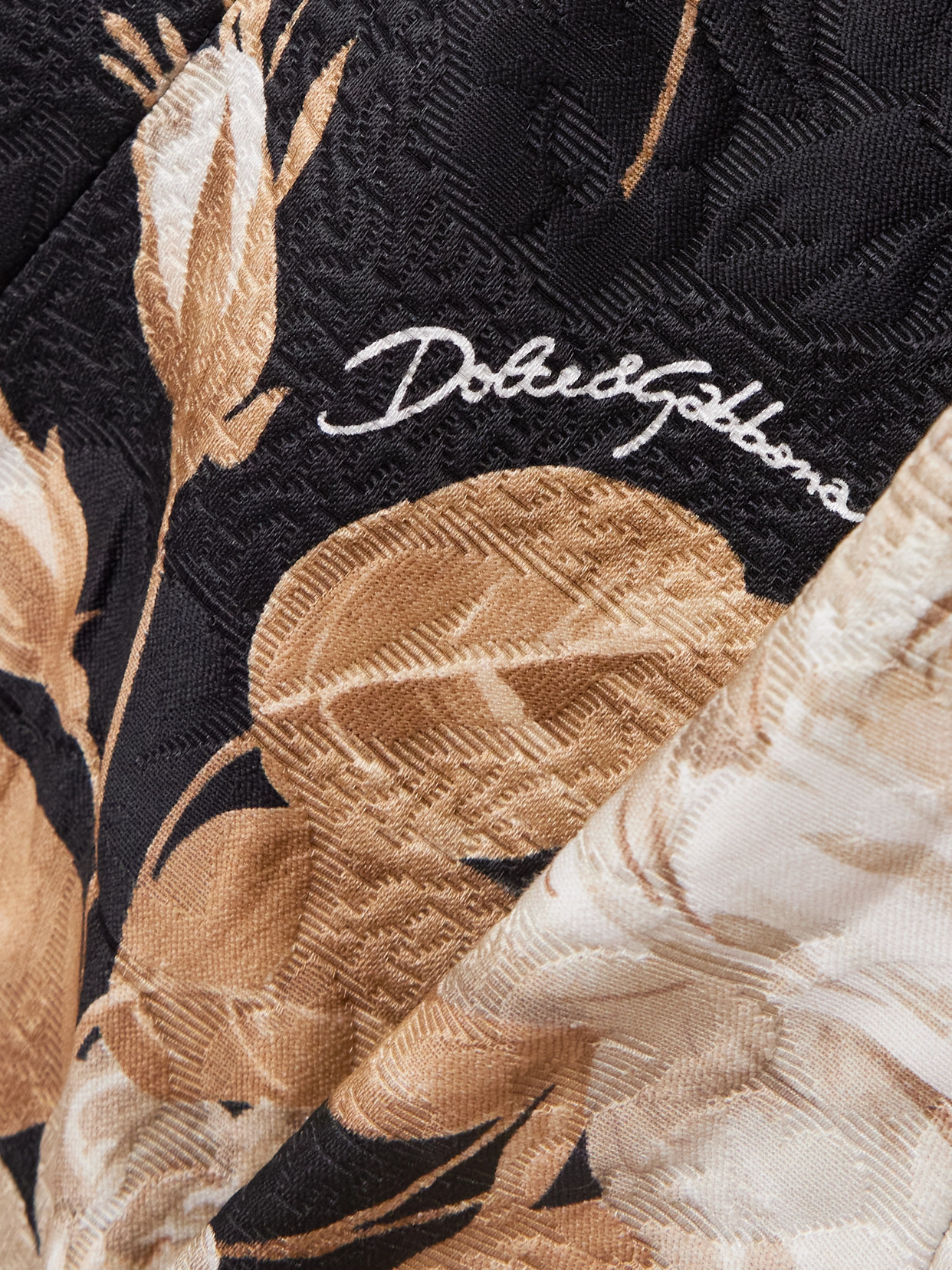 Dolce & Gabbana Cotton And Silk-blend Jacquard Midi Dress In Black