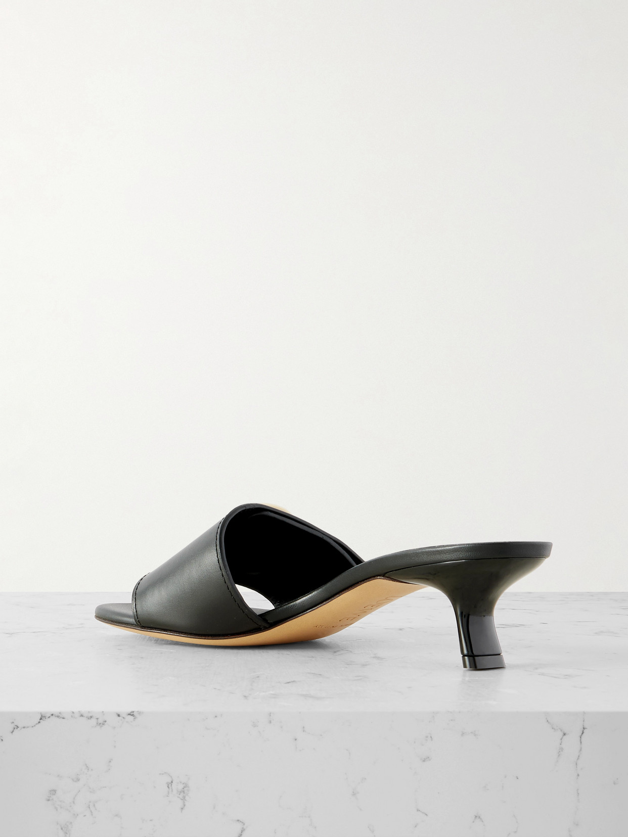 Loewe Pebble Slides In Soft Calfskin
