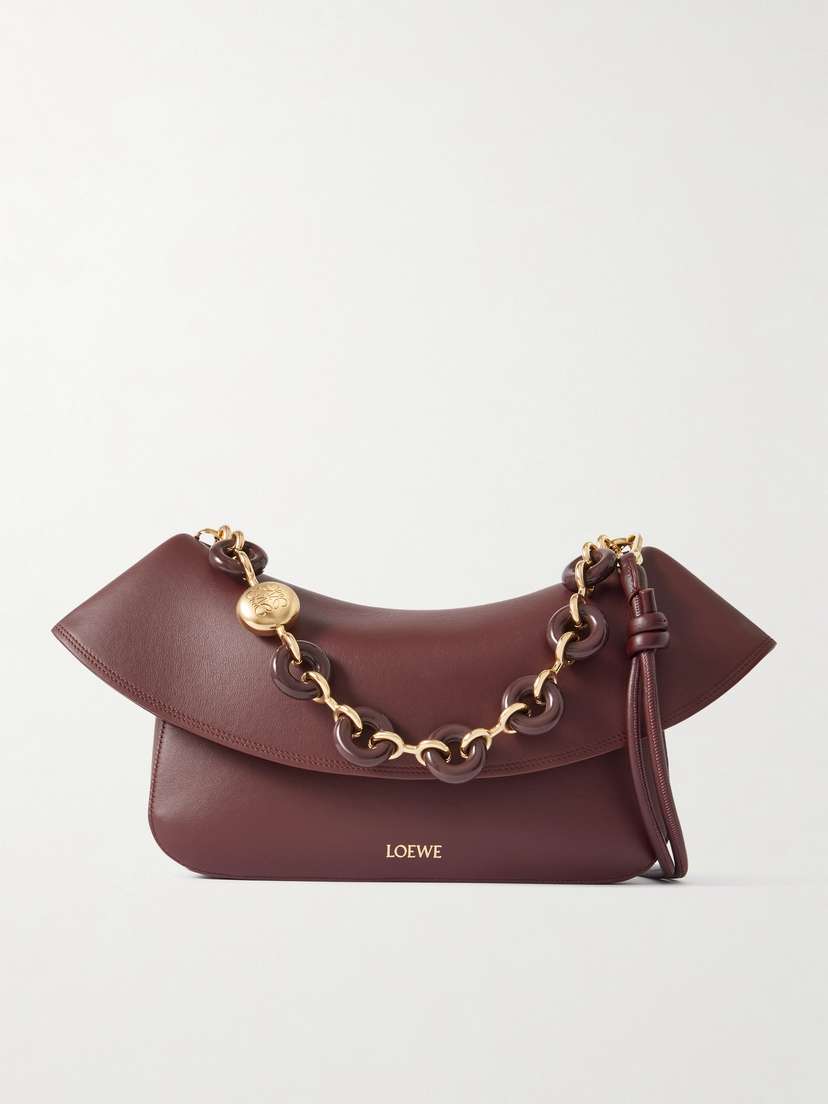 Loewe Ola Medium Embellished Leather Shoulder Bag