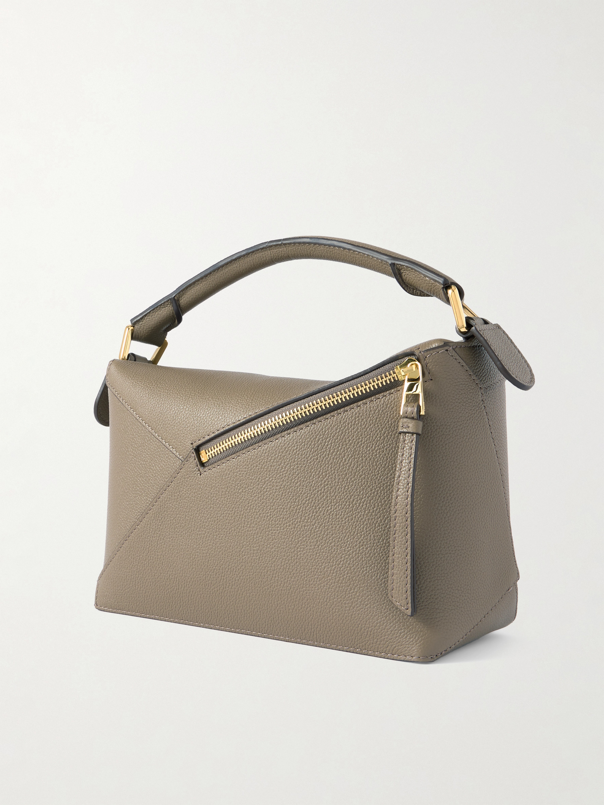 Loewe Puzzle Edge small textured-leather shoulder bag