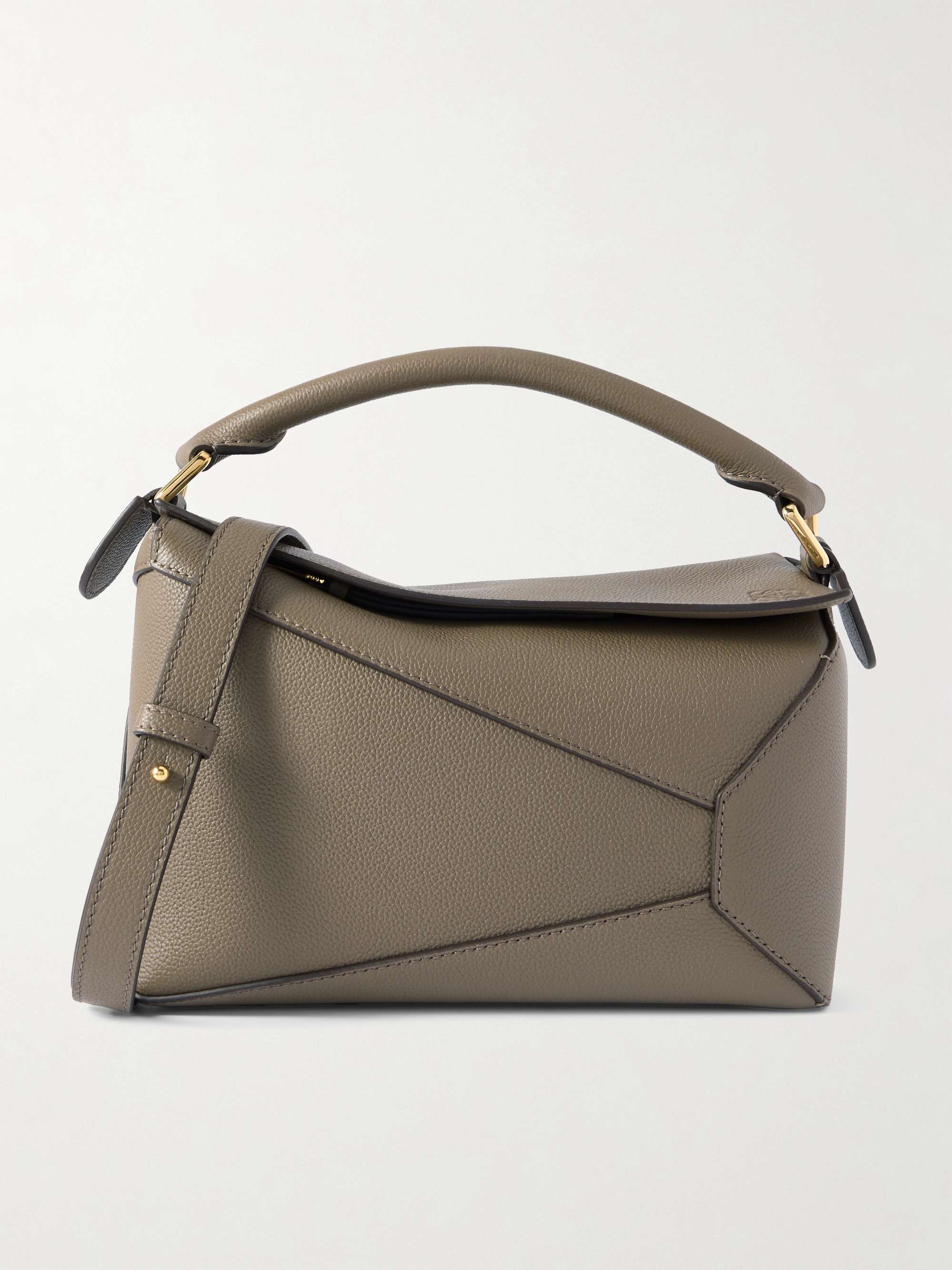Loewe Puzzle Edge small textured-leather shoulder bag