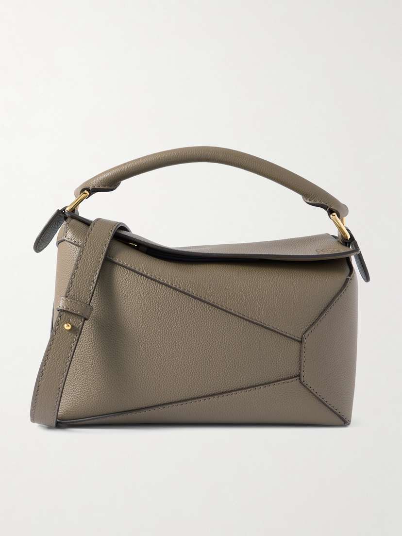 Loewe Puzzle Edge Small Textured-leather Shoulder Bag