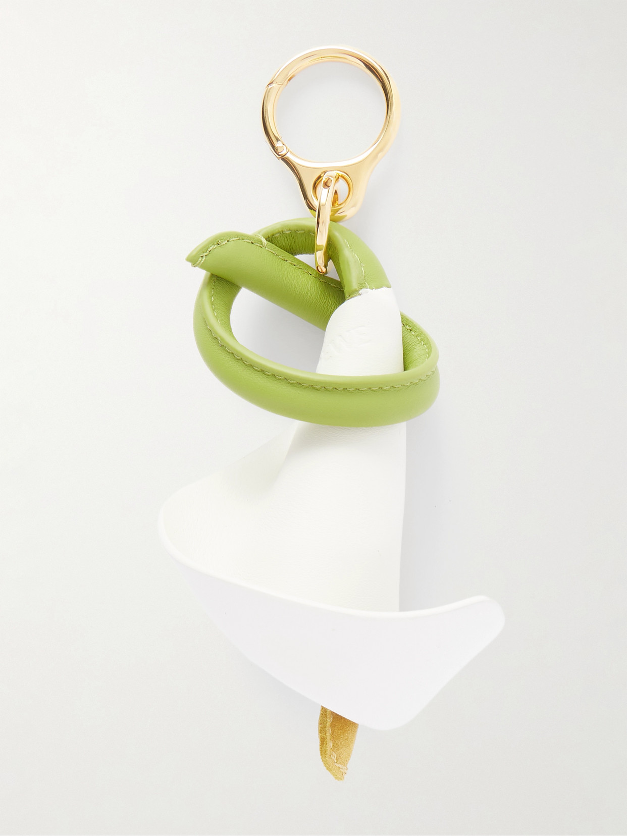 Loewe Calla Leather And Suede Charm