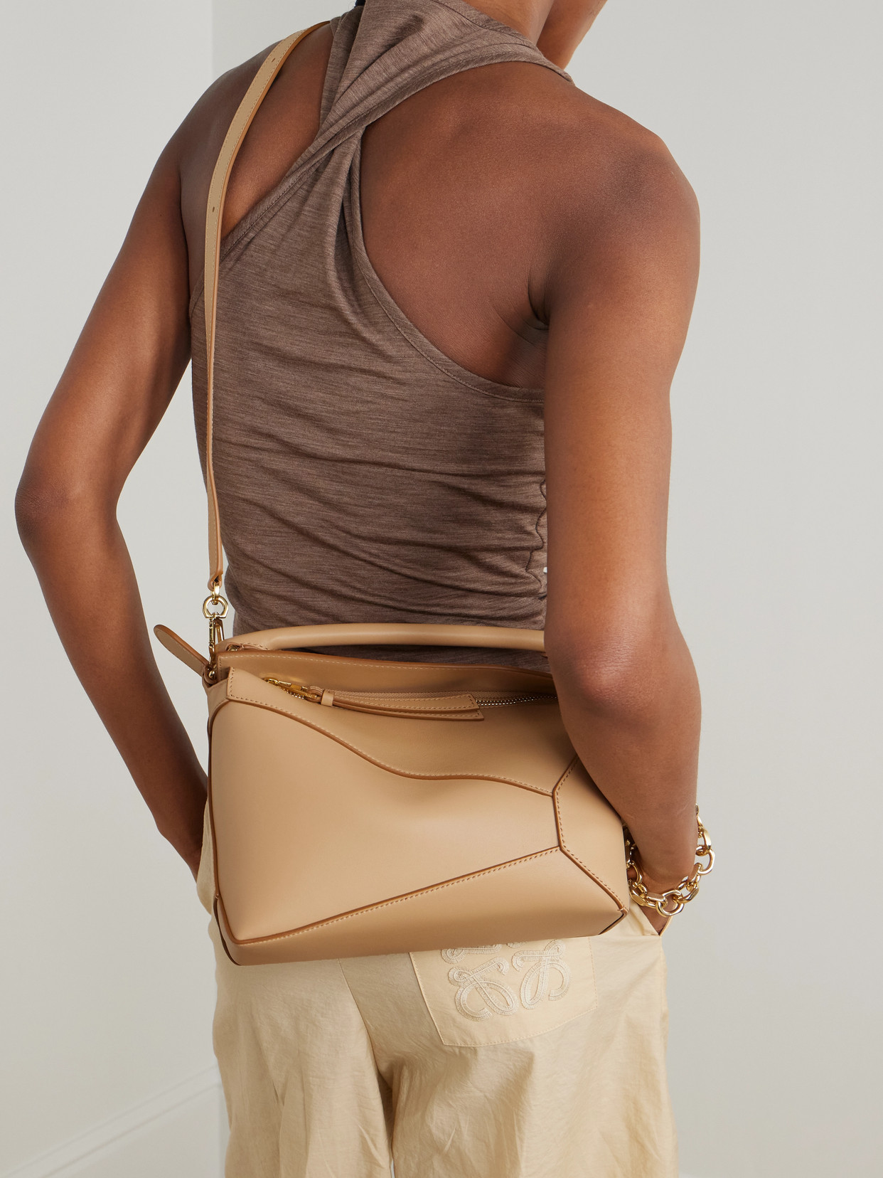Puzzle Edge Small Shoulder Bag