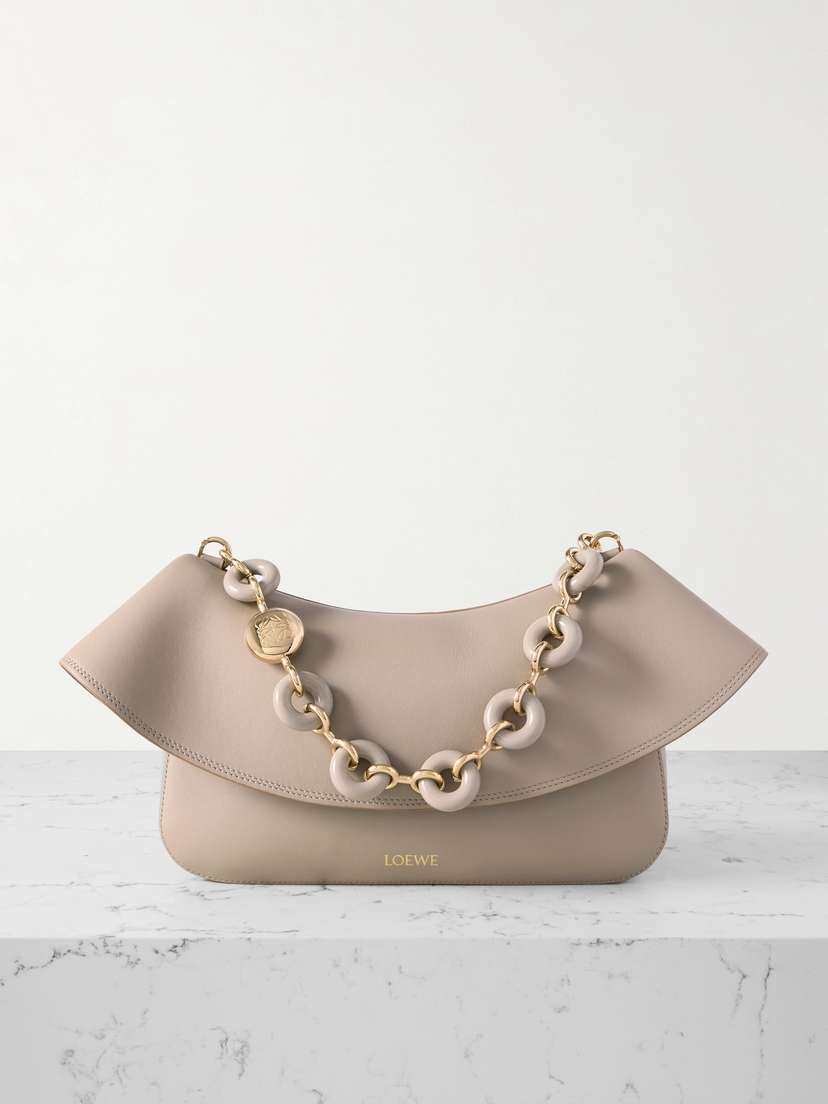 Loewe Ola Medium Embellished Leather Shoulder Bag