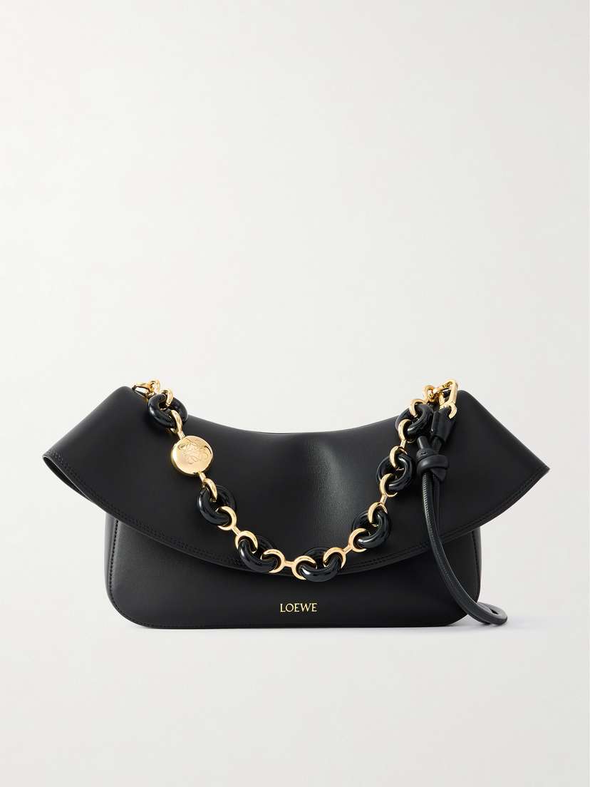 Loewe Ola Medium Embellished Leather Shoulder Bag