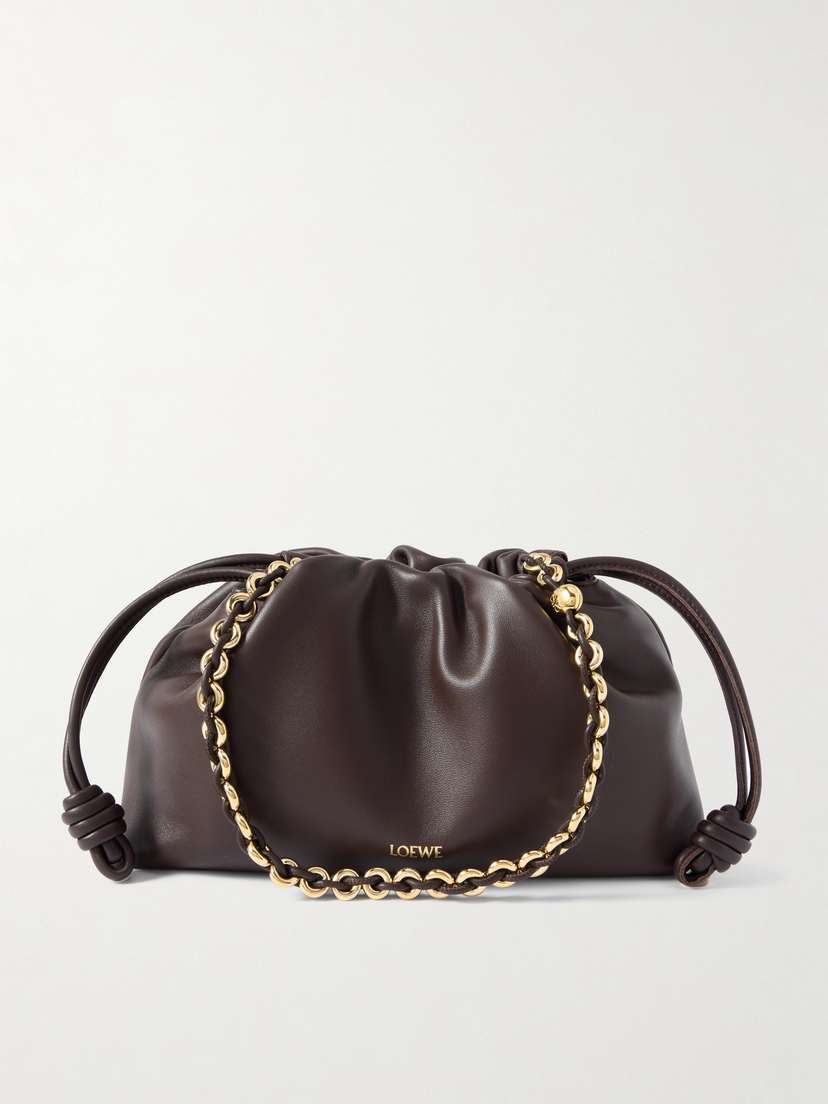 Loewe Flamenco Medium Leather Clutch