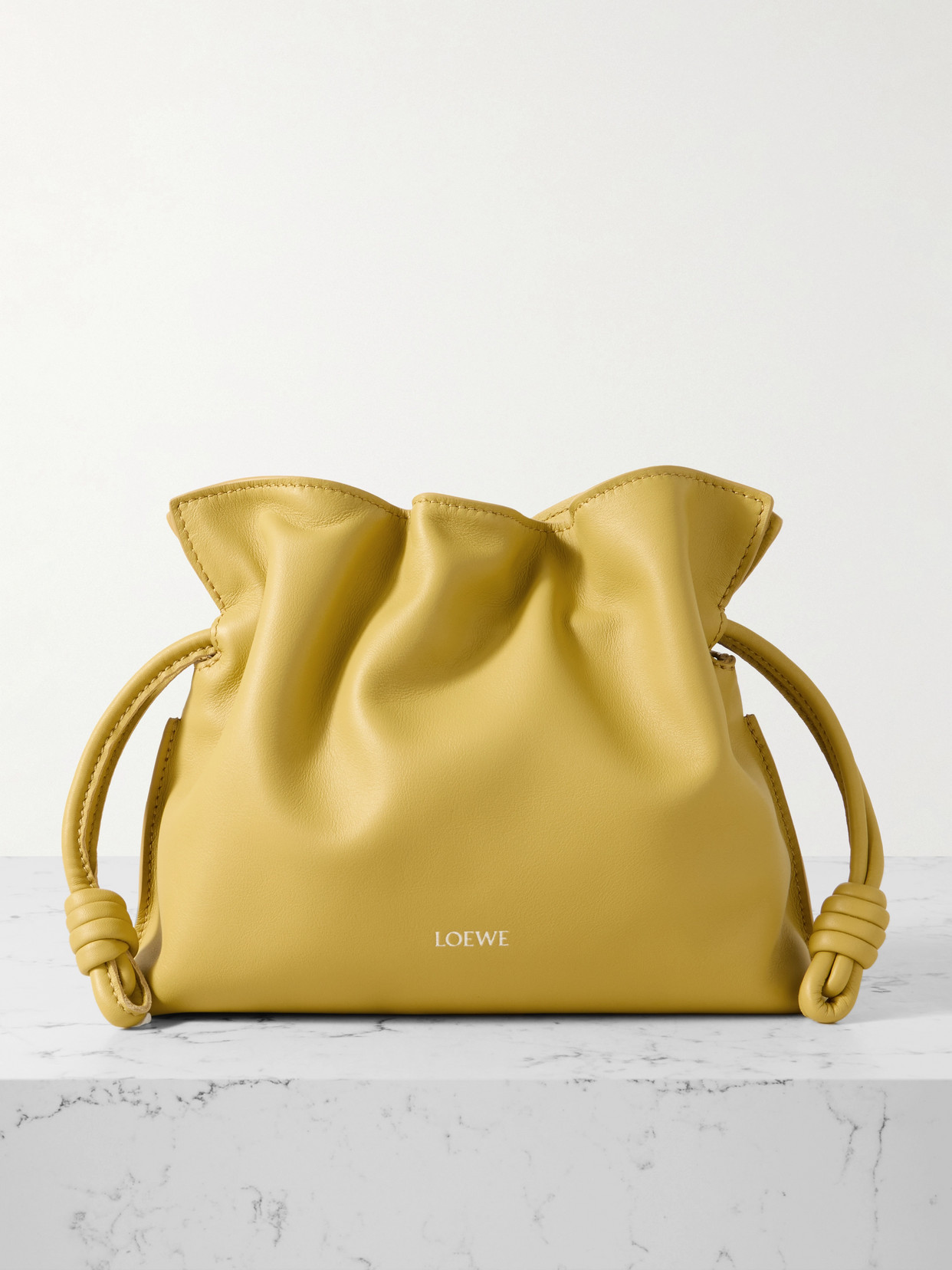 Loewe Flamenco Mini Leather Clutch