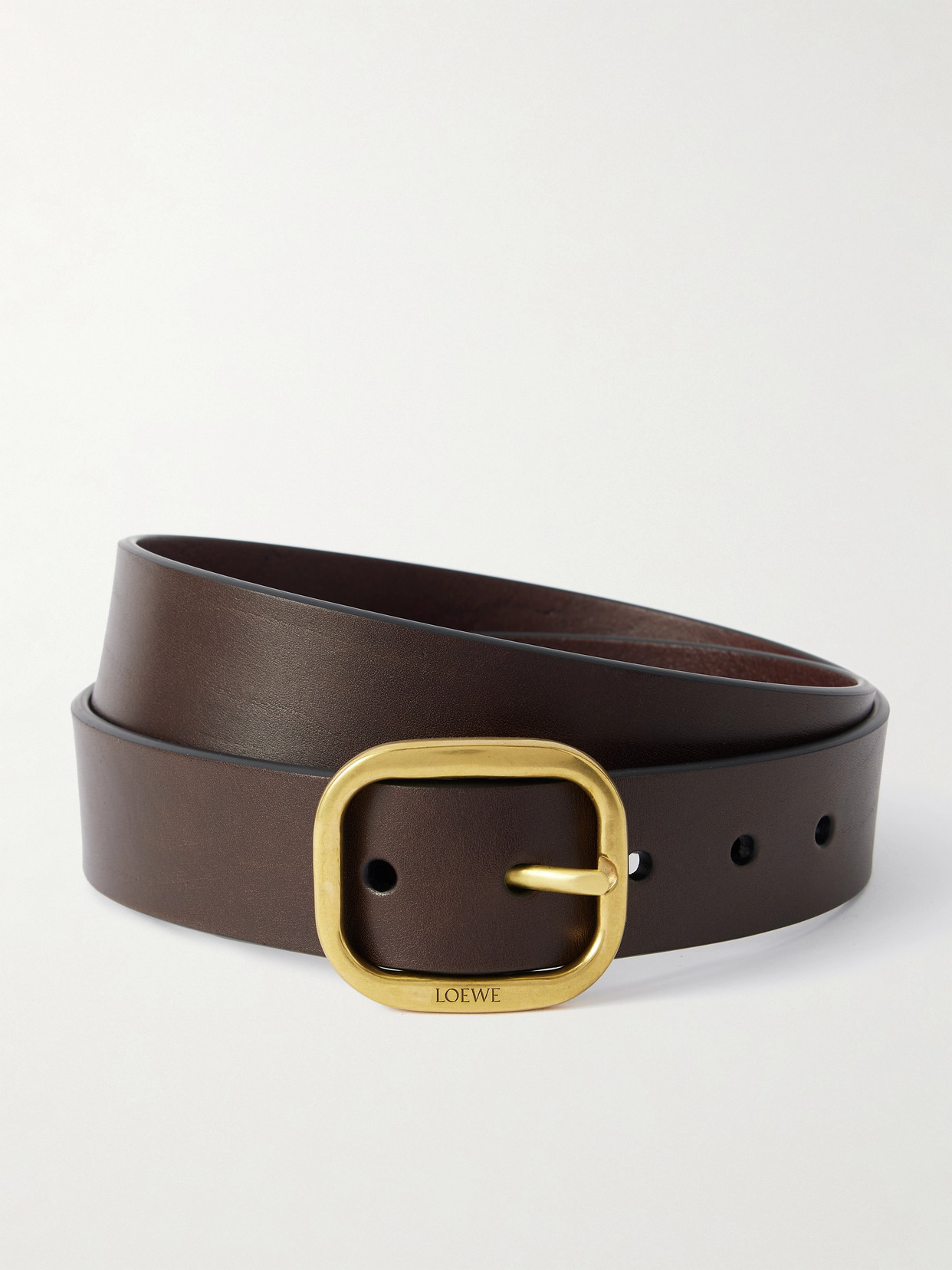 Loewe Leather Belt In Brown