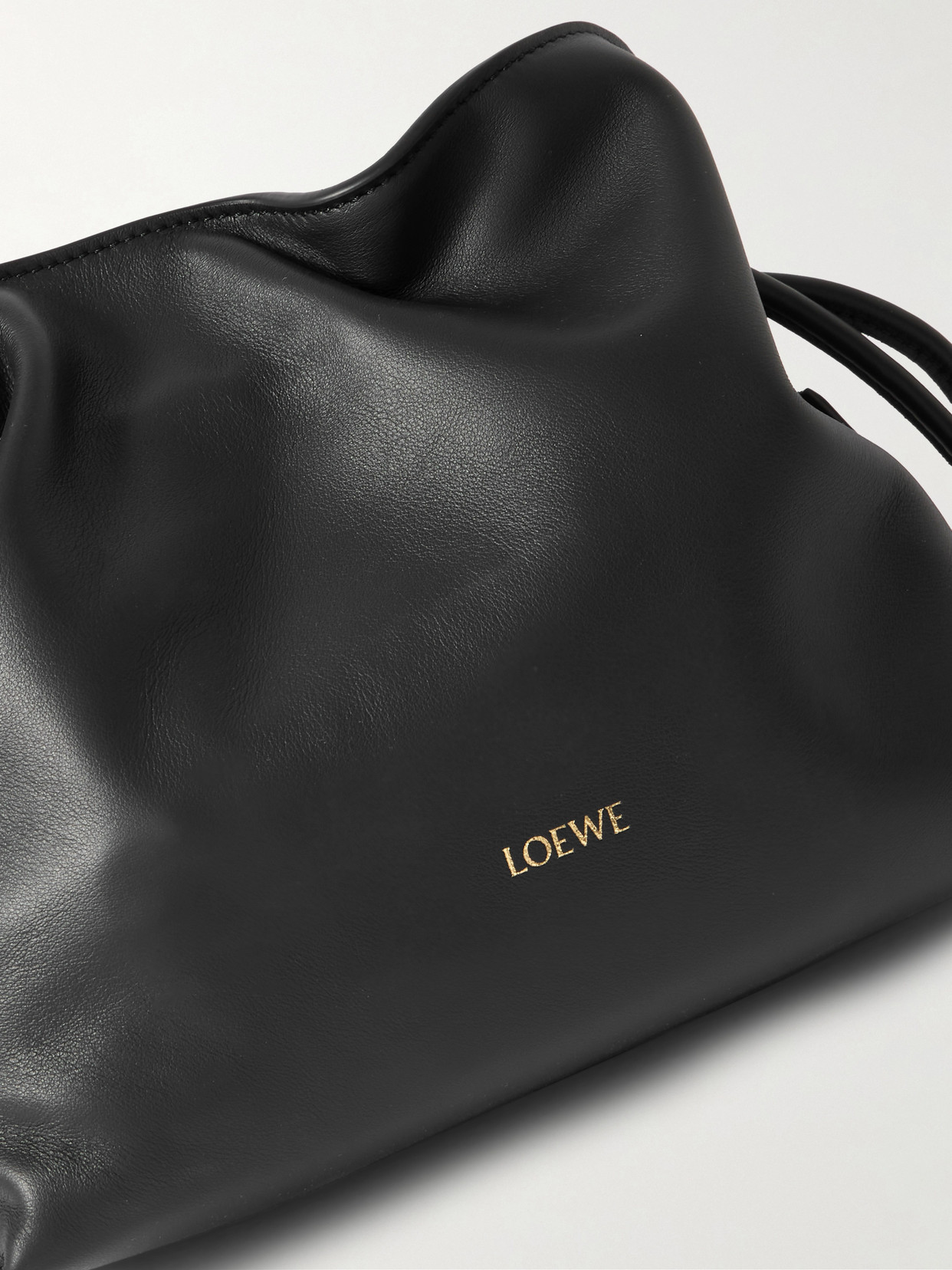 Shop Loewe Flamenco Mini Leather Clutch