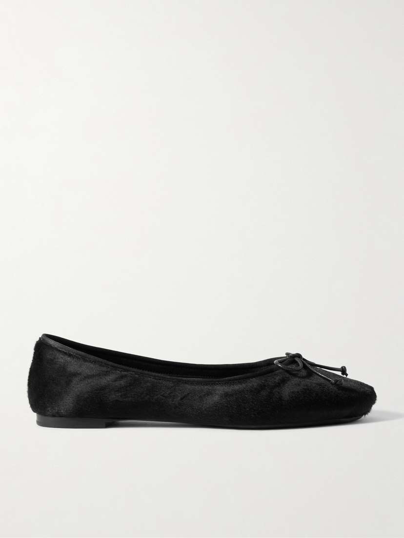 Khaite Charlotte Calf Hair Ballet Flats