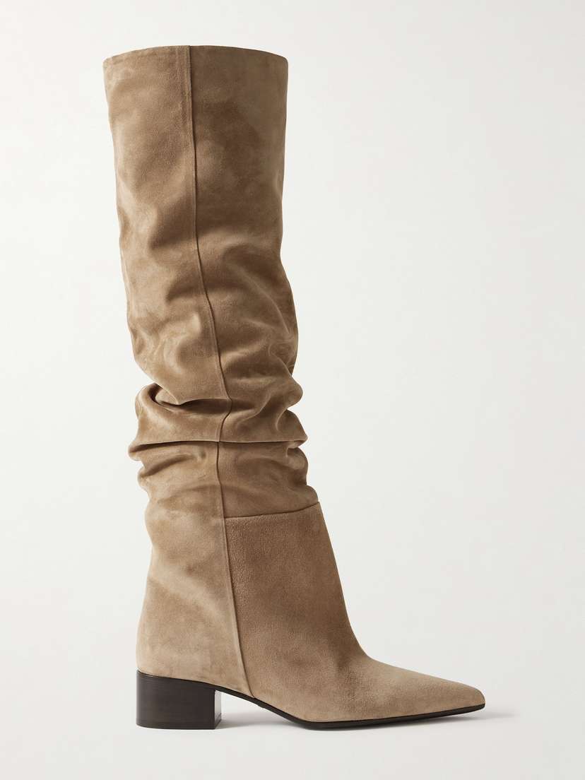 Khaite — Andee suede over-the-knee boots