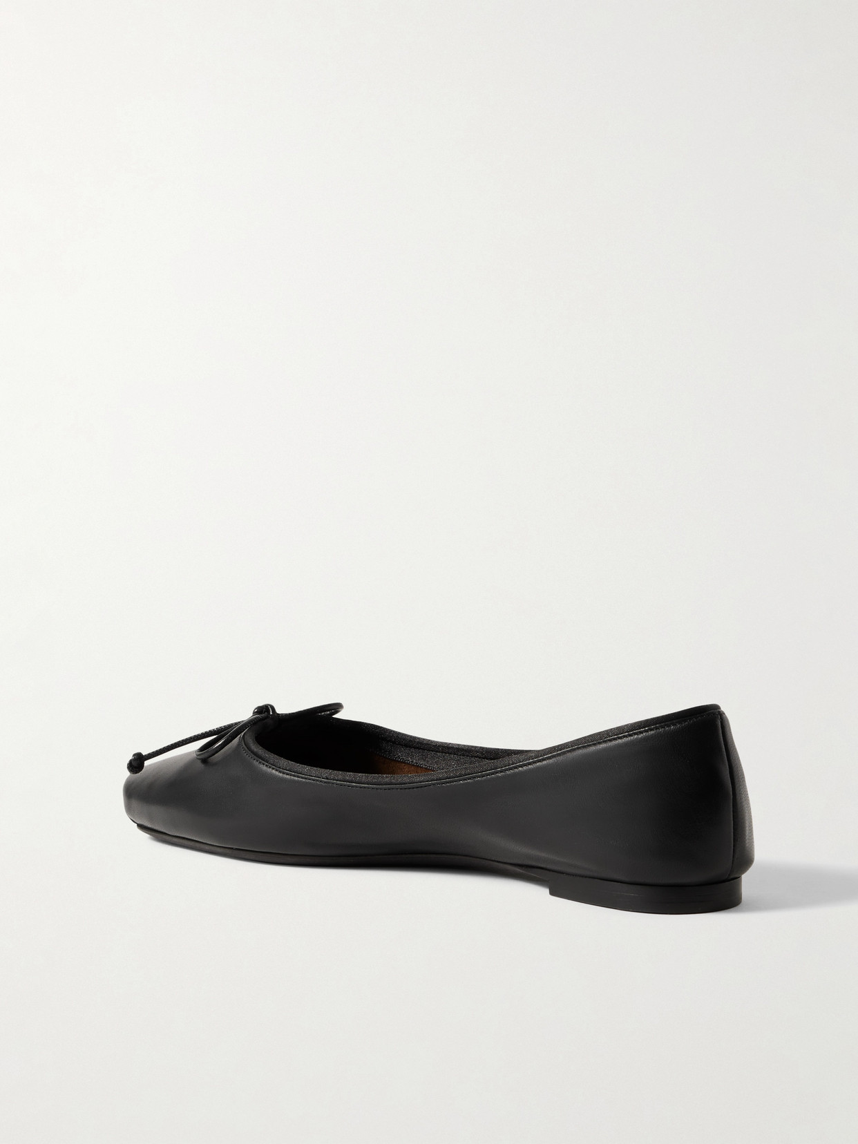 Khaite Charlotte Leather Ballet Flats