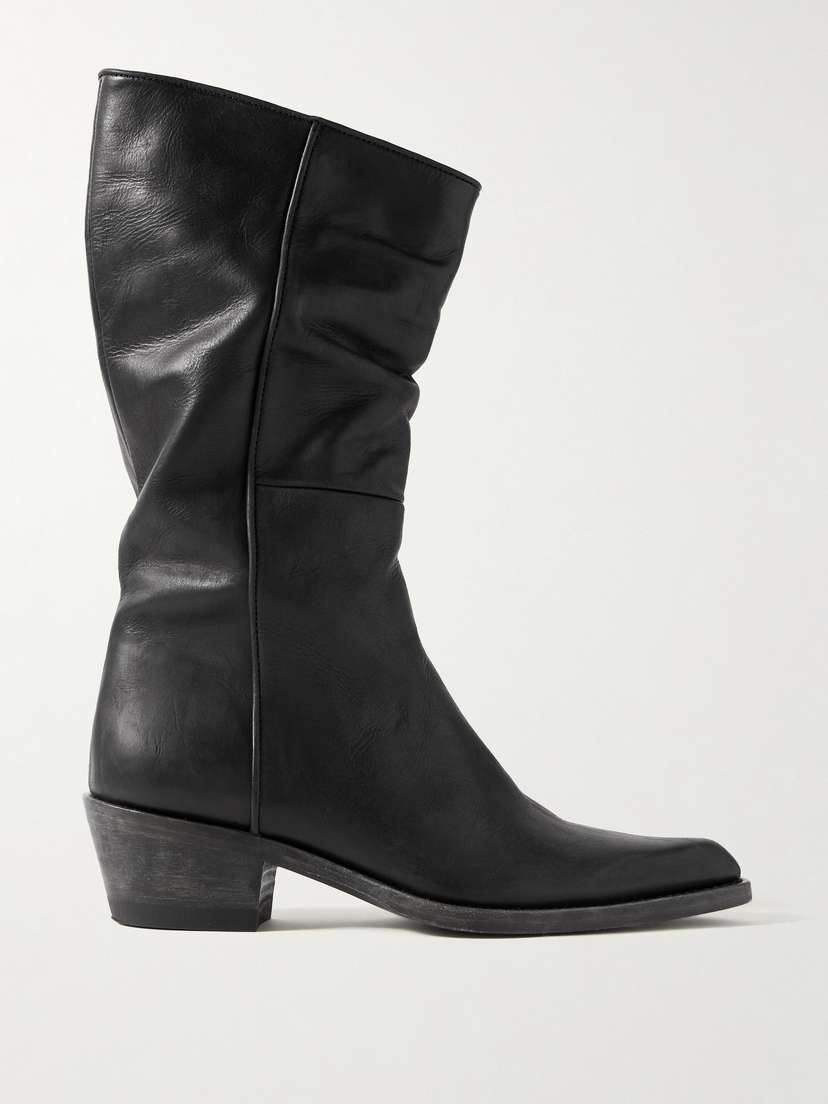 Khaite Clive Leather Boots
