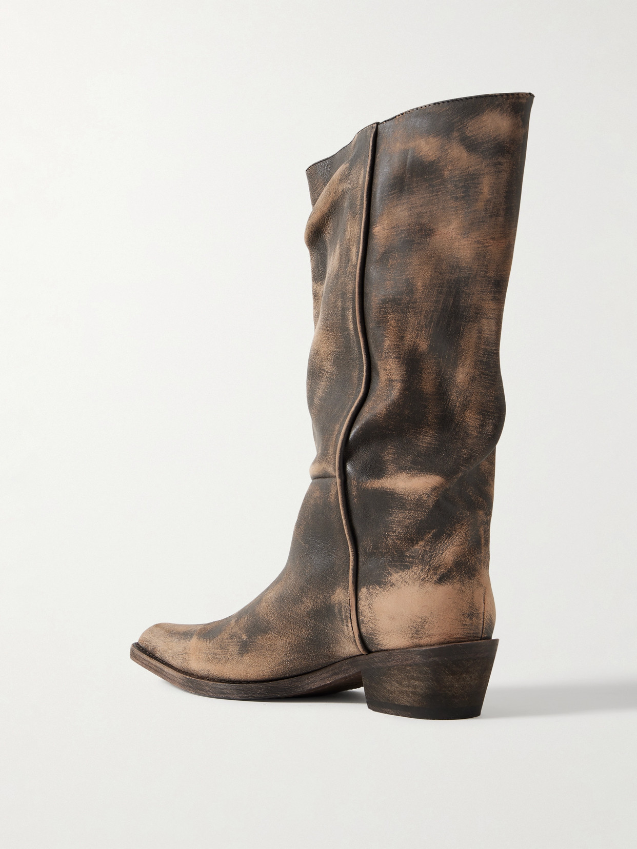 Khaite Clive Leather Boots