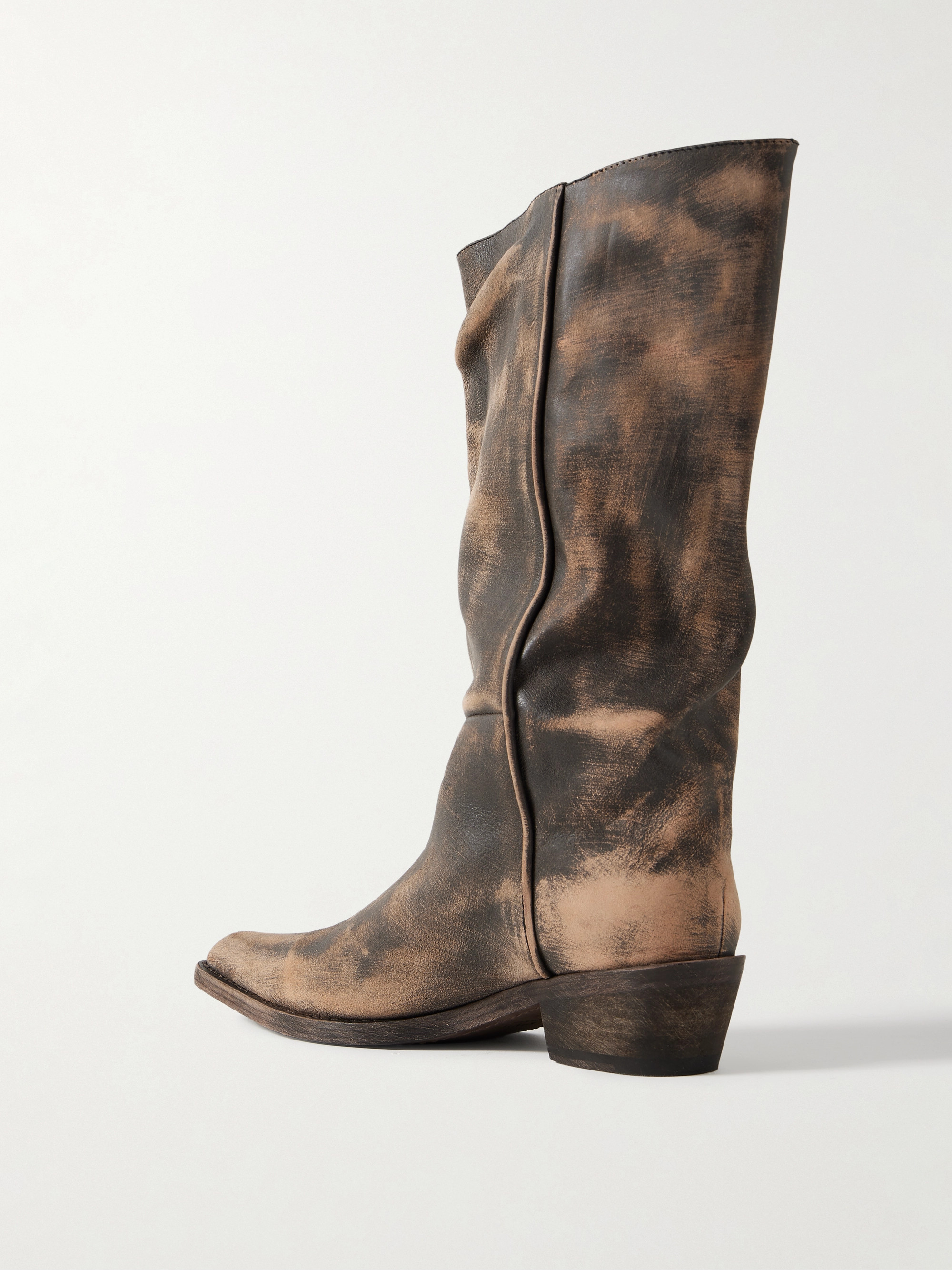 KHAITE Clive leather boots